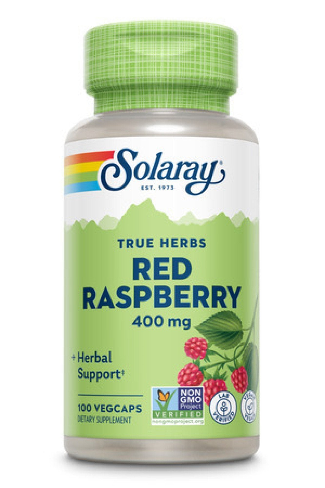 Solaray Red Raspberry Leaves 400mg 100 Capsule