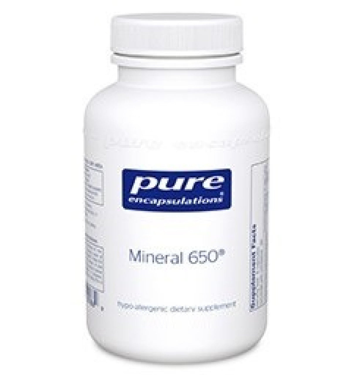 Pure Encapsulations Mineral 650 without Copper &amp; Iron 180 Vegcap