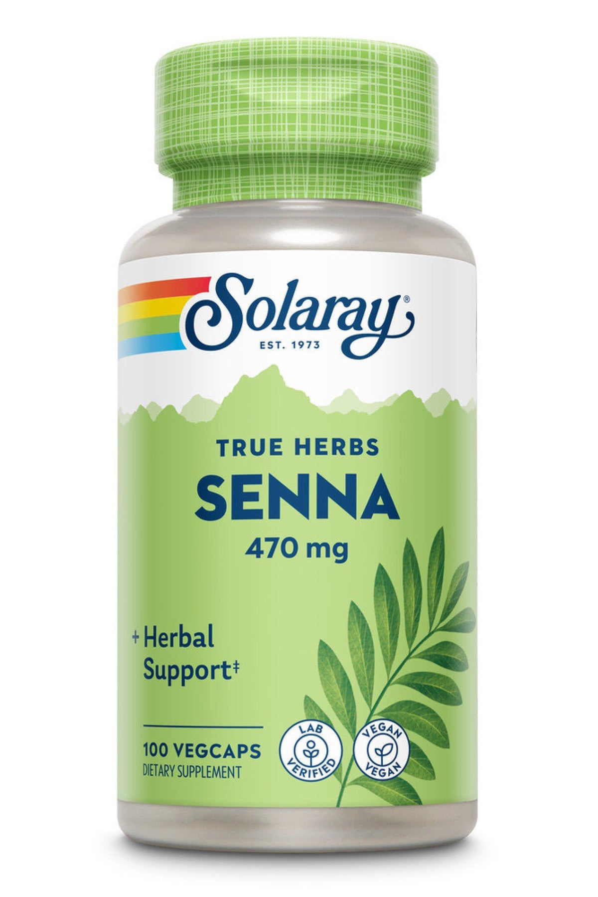 Solaray Senna Leaves 470mg 100 VegCap