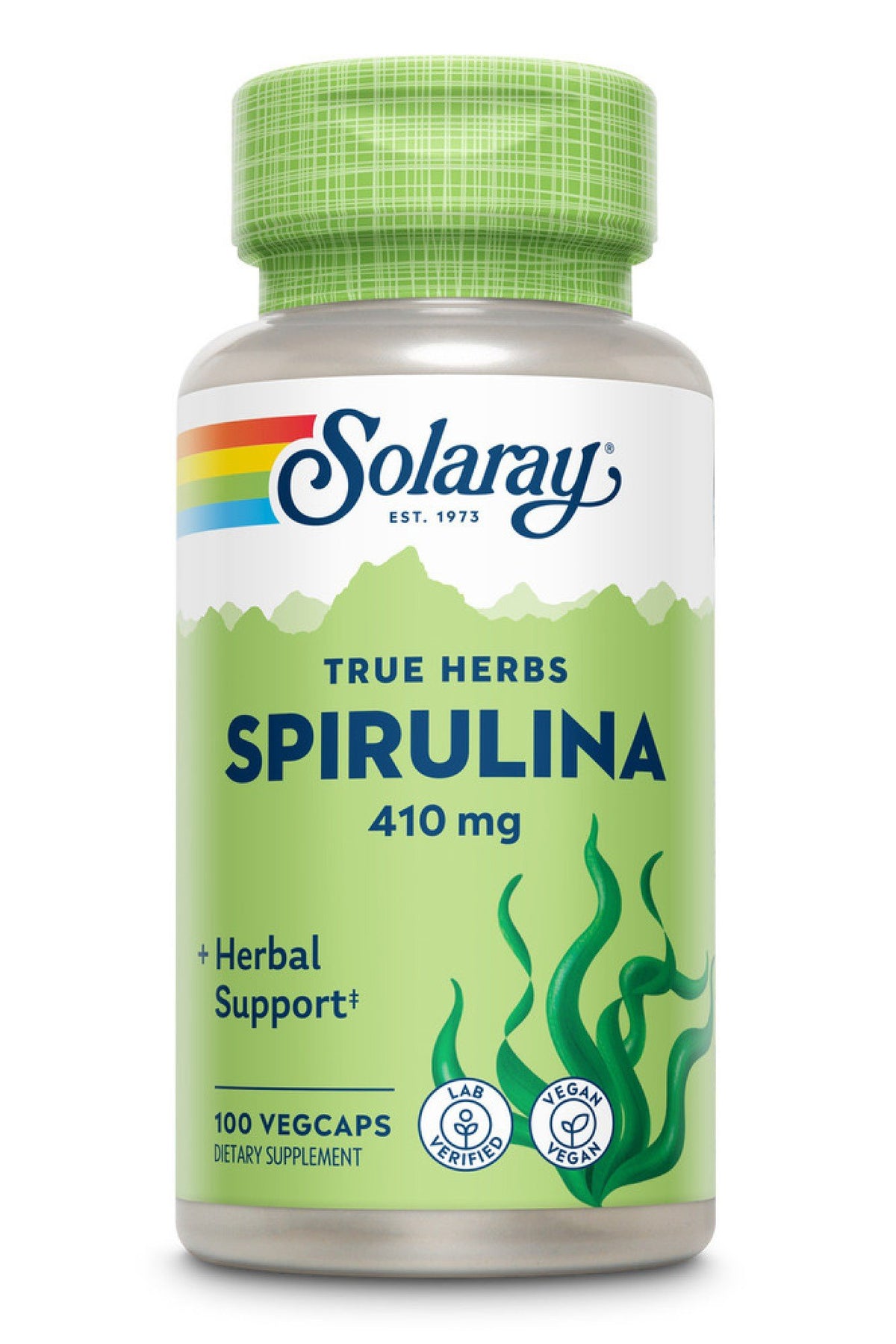 Solaray Spirulina 410mg 100 Capsule