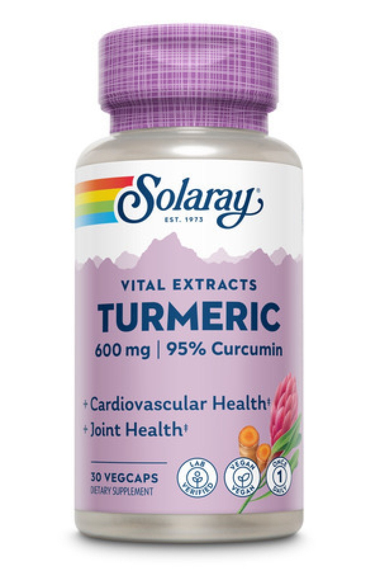 Solaray Turmeric One Daily 30 VegCap