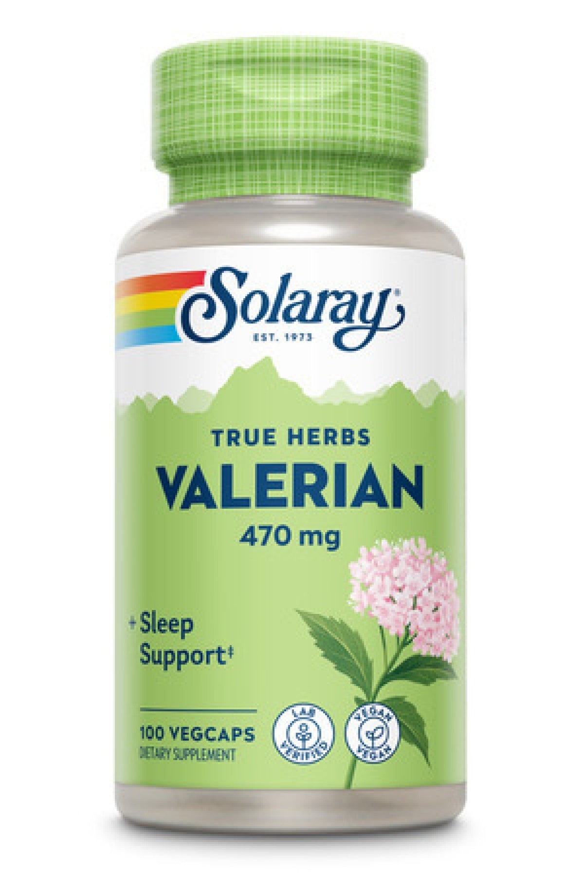 Solaray Valerian Root 470mg 100 Capsule