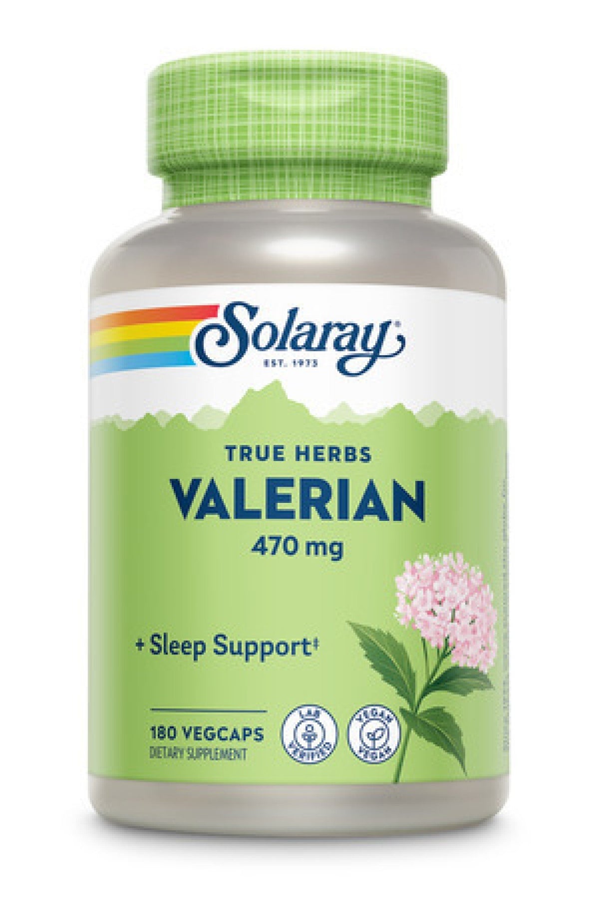 Solaray Valerian Root 470mg 180 VegCap