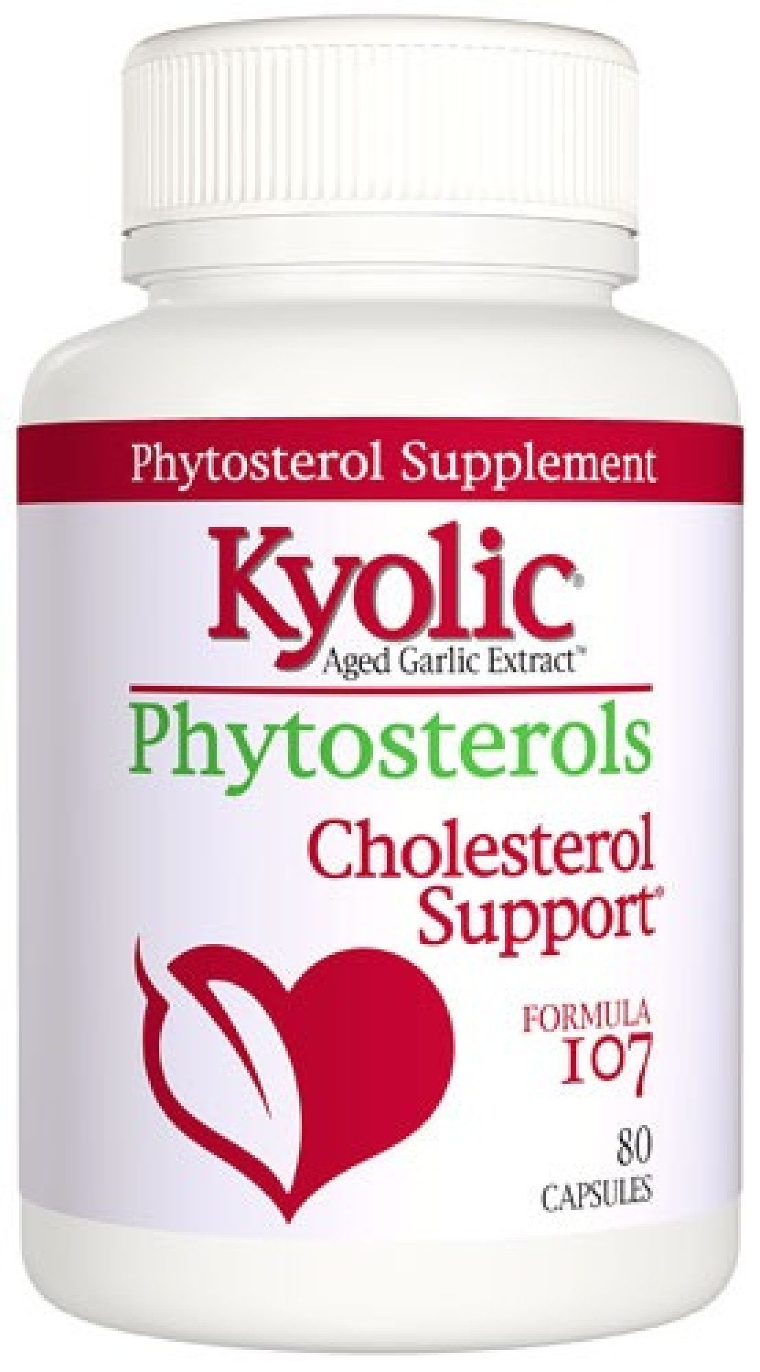 Kyolic Phytosterols for Cholesterol Support Formula 107 80 Capsule