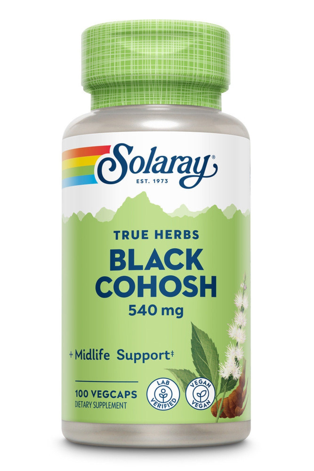 Solaray Black Cohosh 540mg 100 Capsule