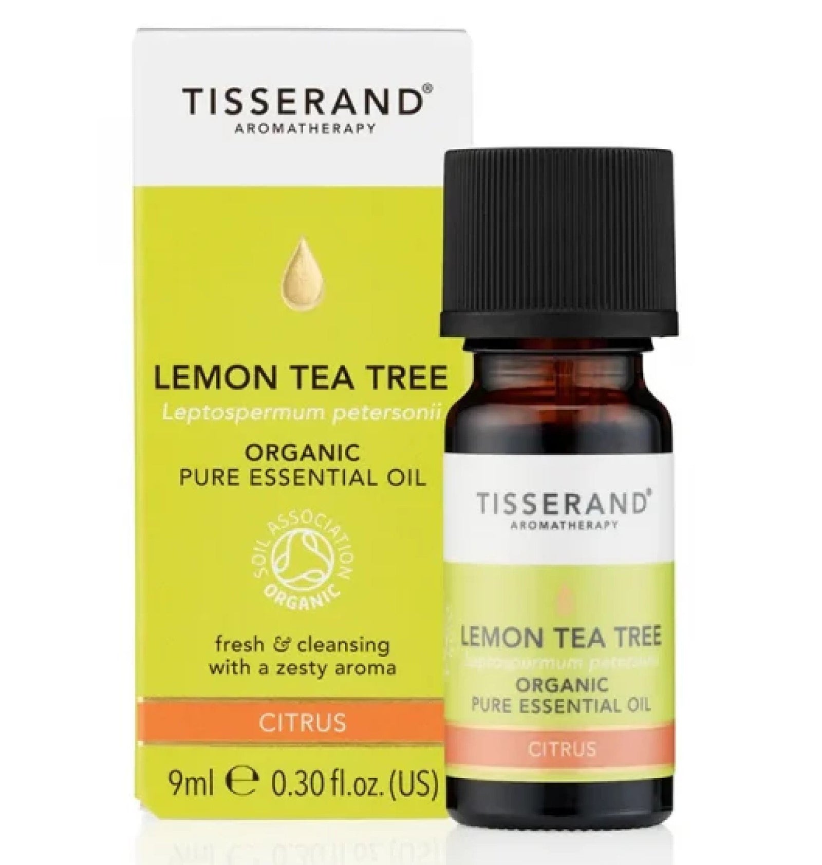 Tisserand Lemon Tea Tree Organic Essential Oil 0.32 oz (9ml) EssOil