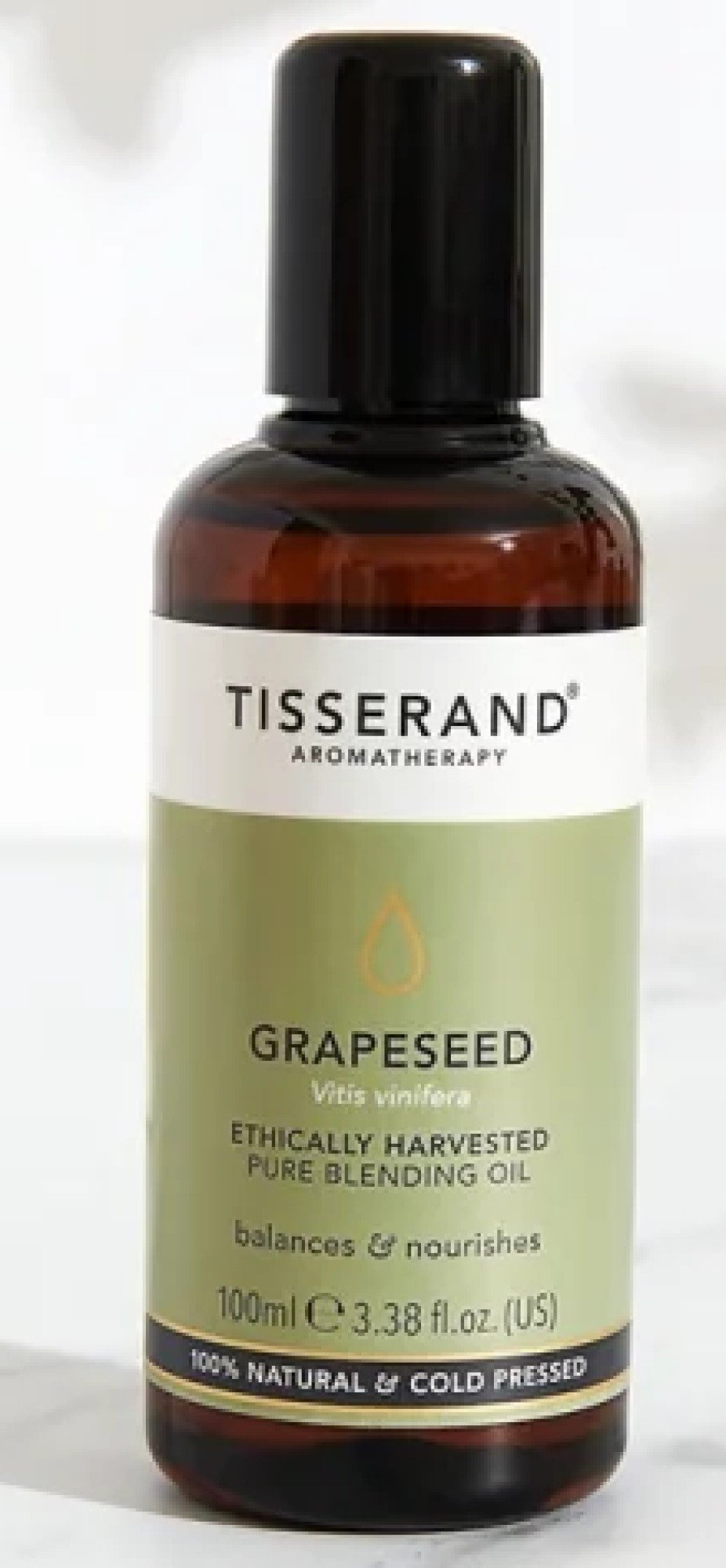 Tisserand Grapeseed Pure Blending Base Oil 100 ml (3.3 oz) Oil