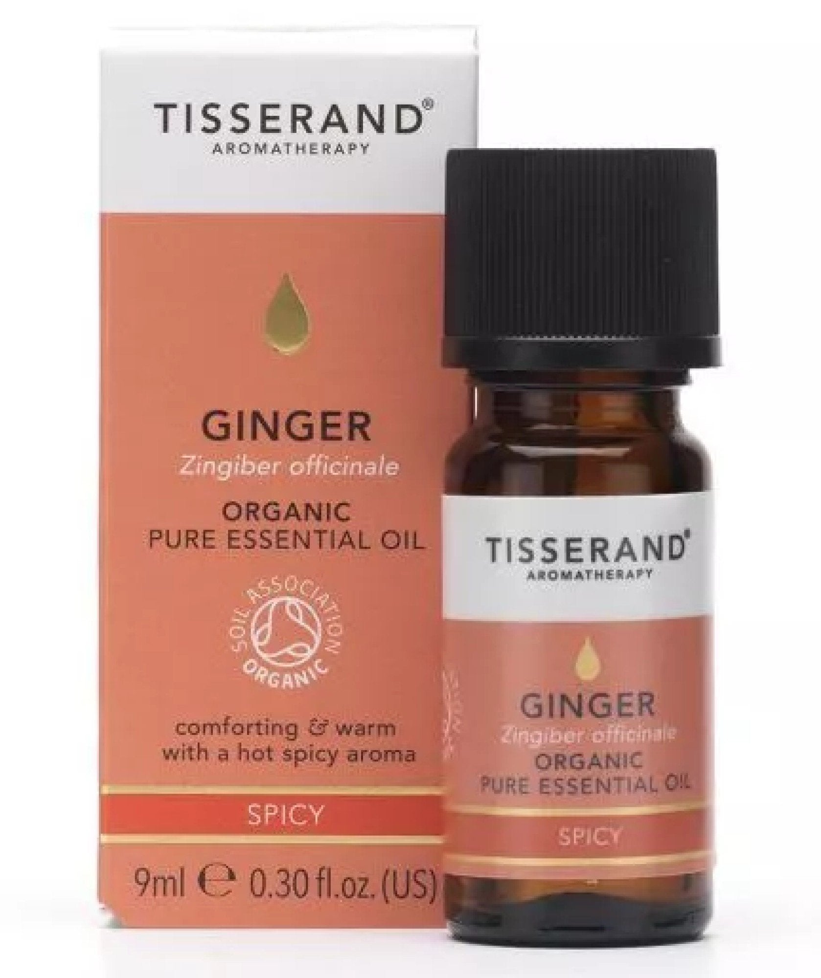 Tisserand Ginger Organic Essential Oil 0.33 oz Oil