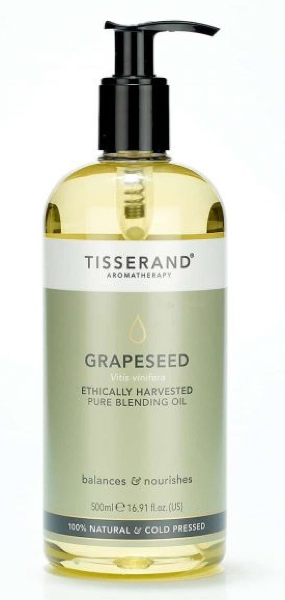 Tisserand Grapeseed Pure Blending Base Oil 16.9 oz Oil