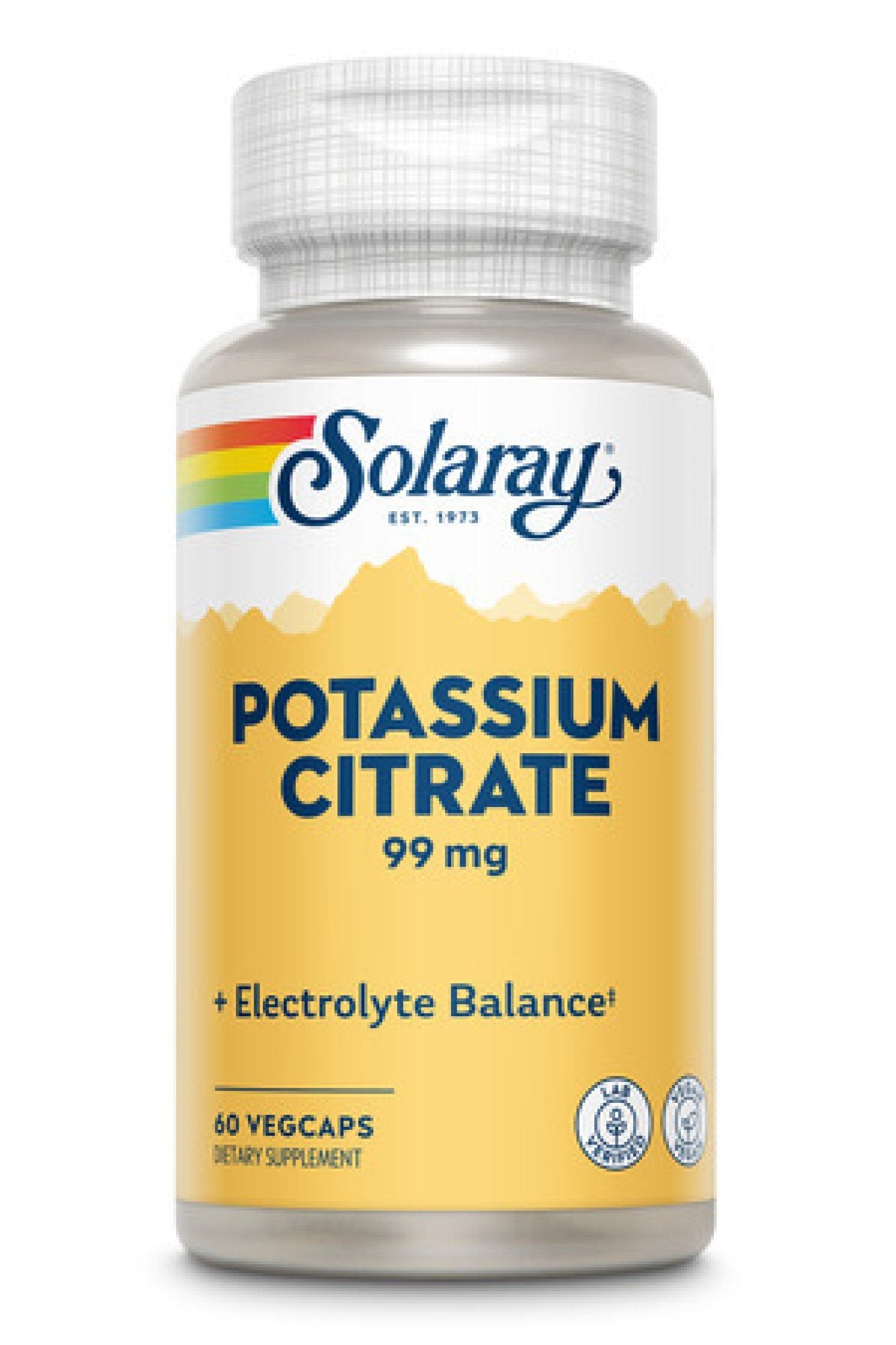 Solaray Potassium Citrate 99mg 60 Capsule