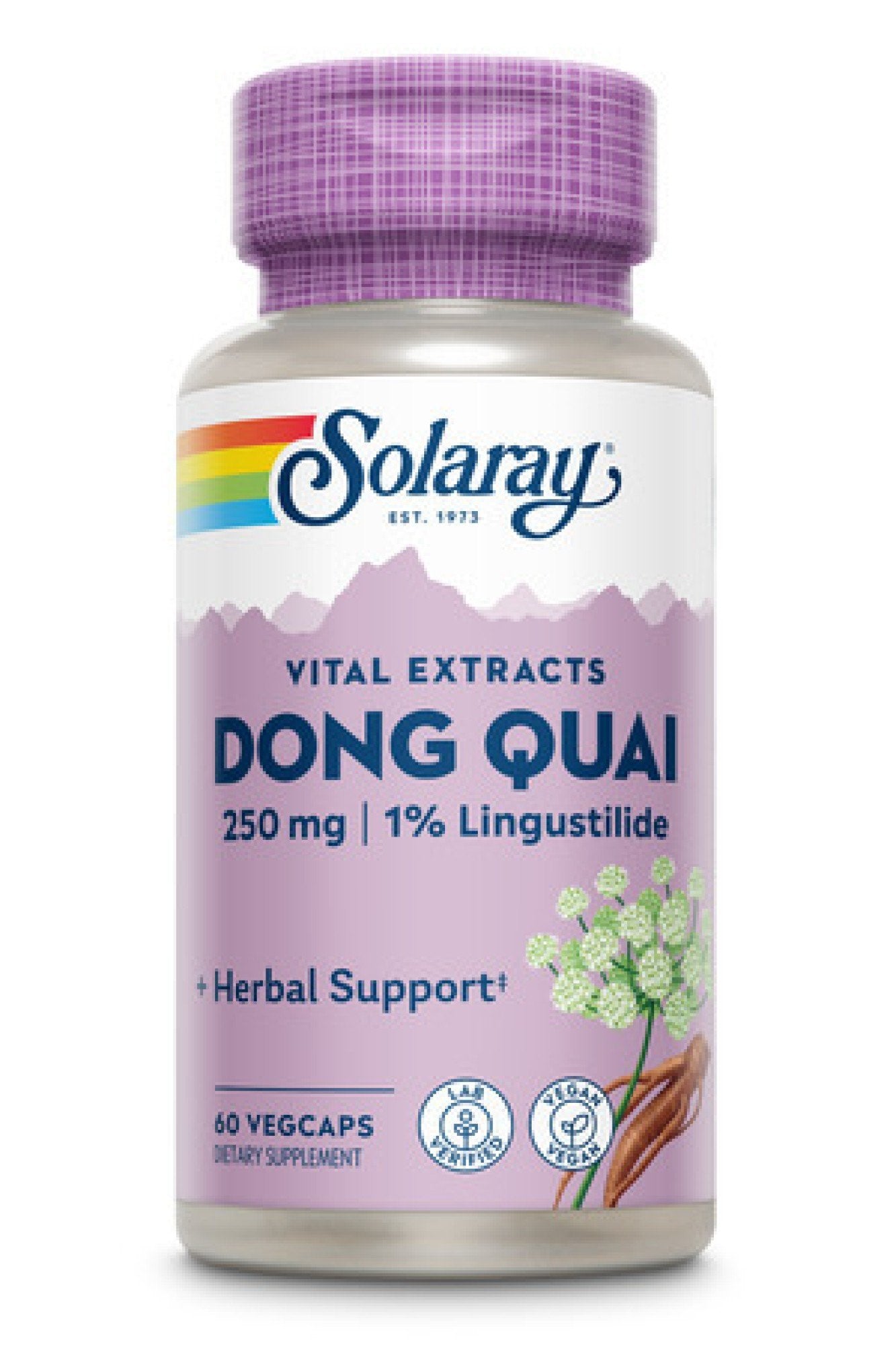 Solaray Dong Quai Root Extract 250mg 60 VegCap