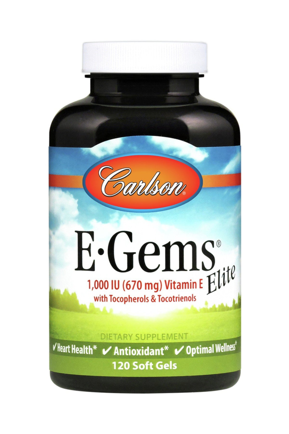 Carlson Laboratories E-Gems Elite 1000 120 Softgel