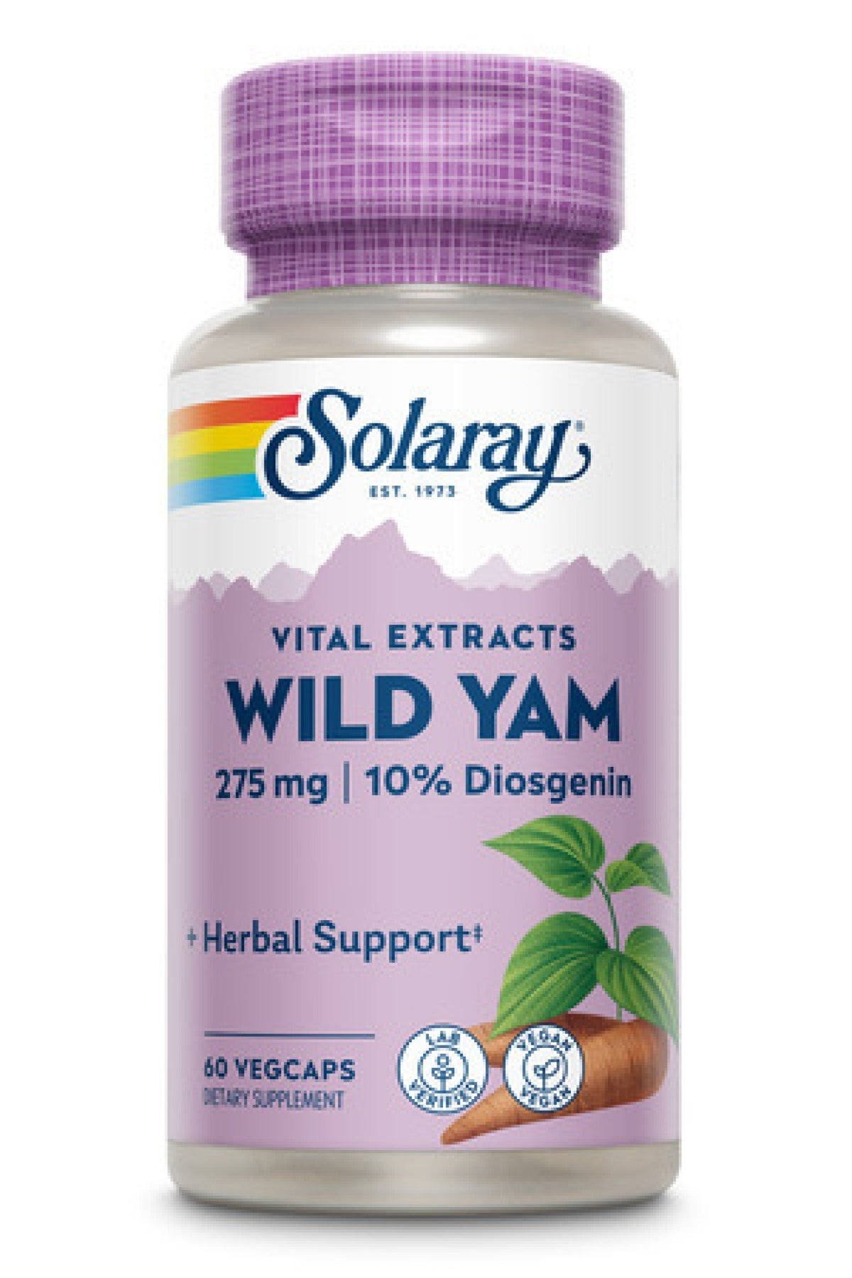 Solaray Wild Yam 275mg 60 Capsule