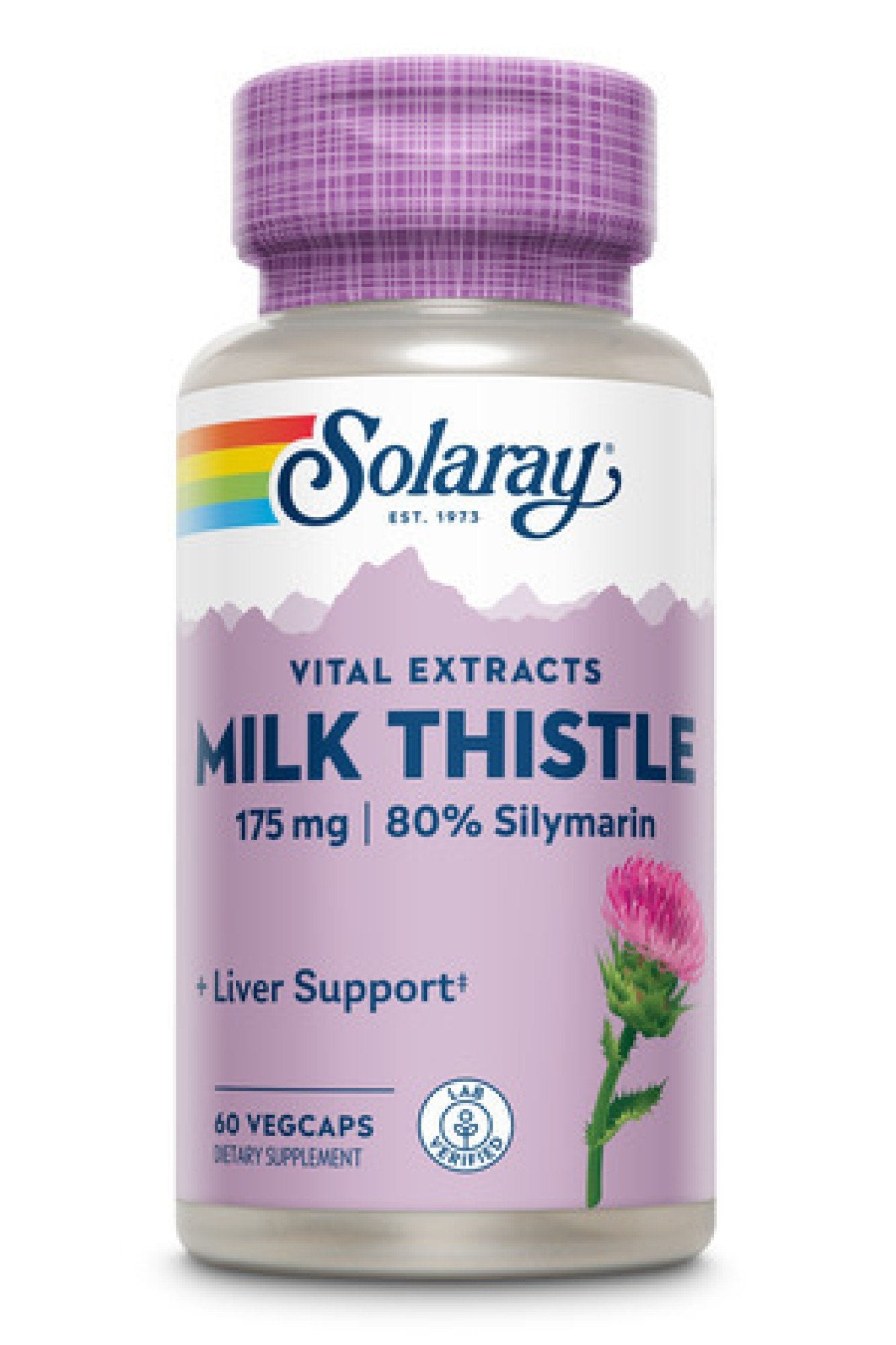 Solaray Milk Thistle Extract 175mg 60 VegCap