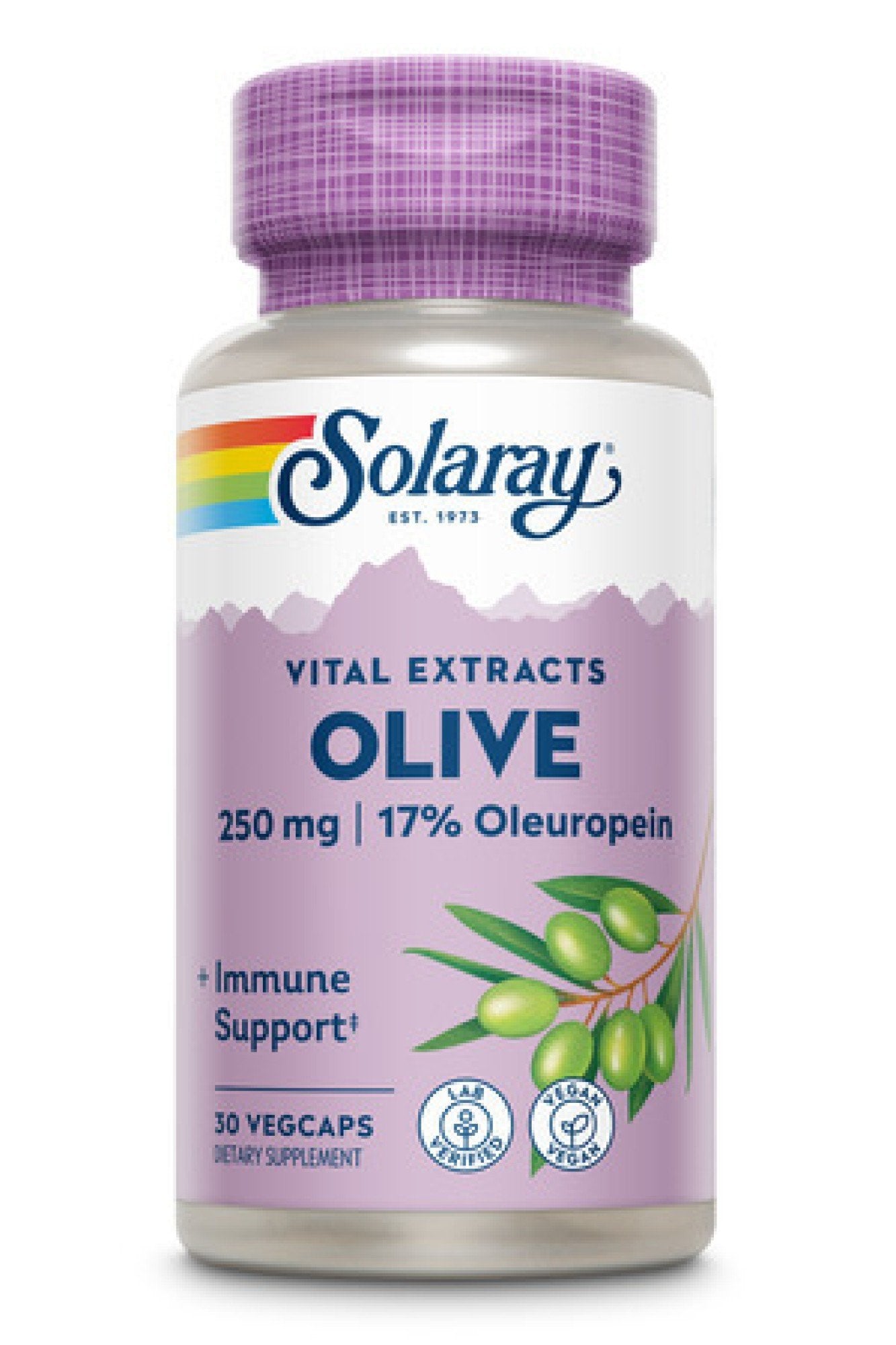 Solaray Olive Leaf Extract 250mg 30 Capsule