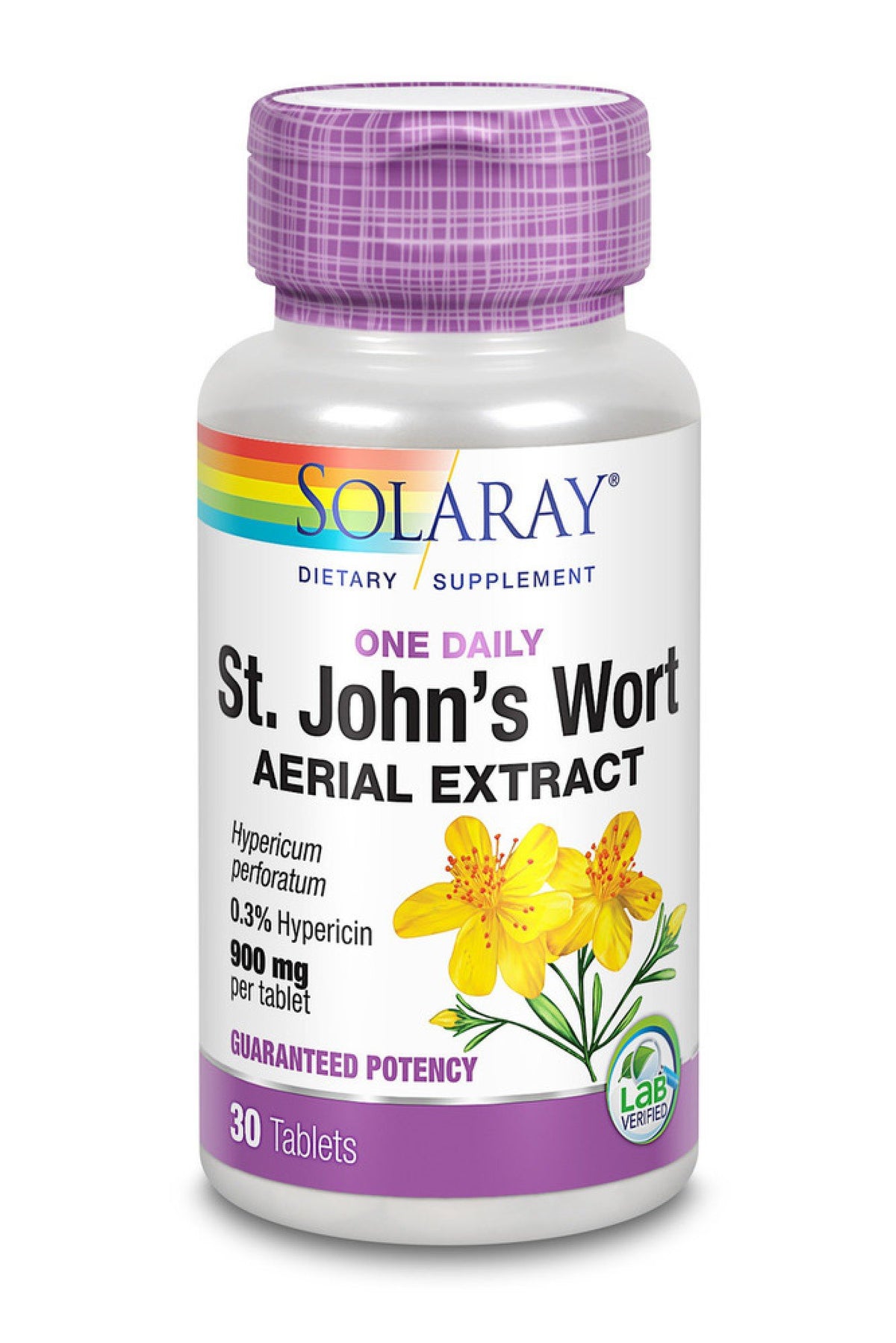 Solaray One Daily St. John&#39;s Wort 900mg 30 Tablet