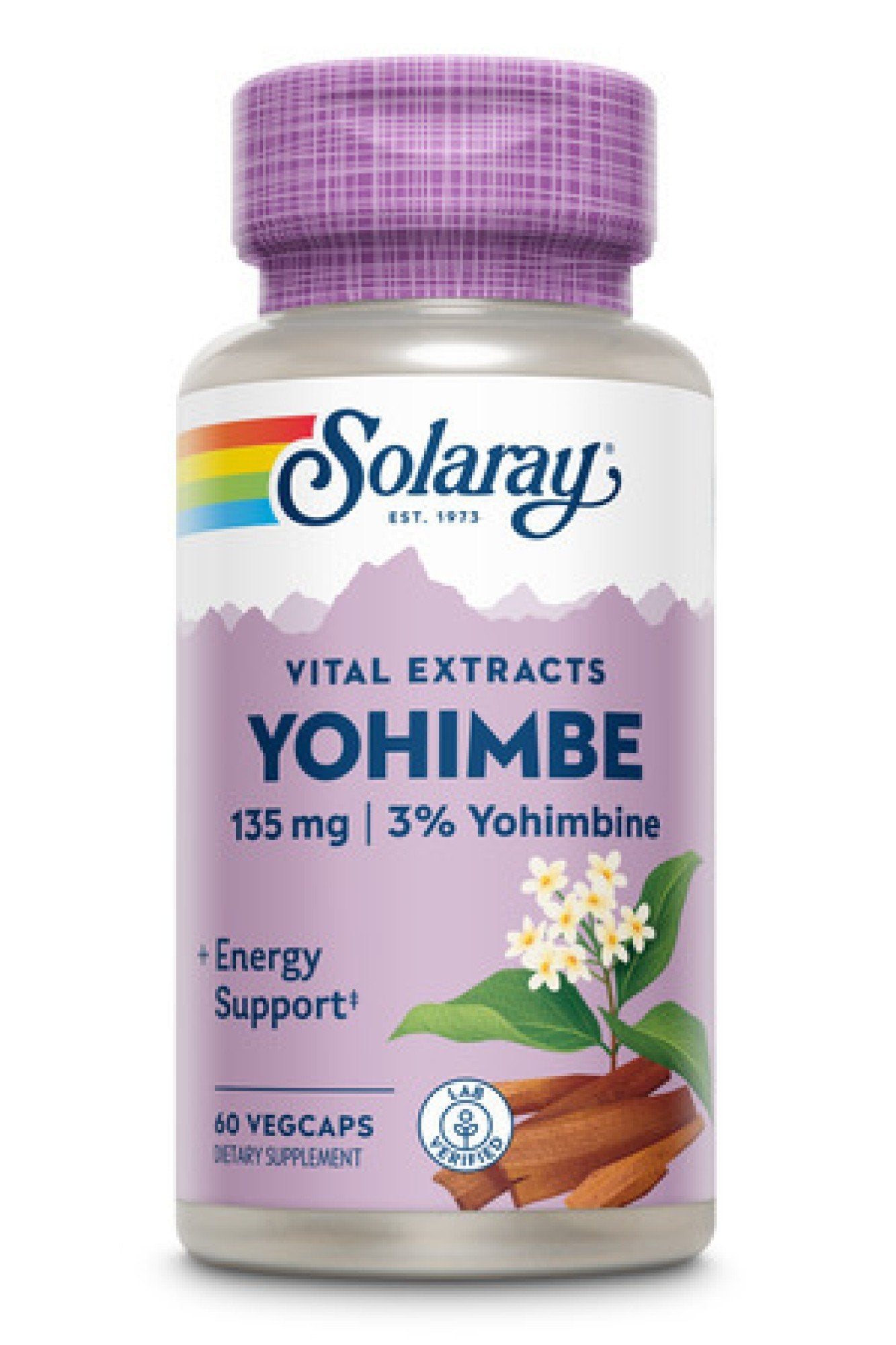 Solaray Yohimbe Bark Extract 135mg 60 Capsule