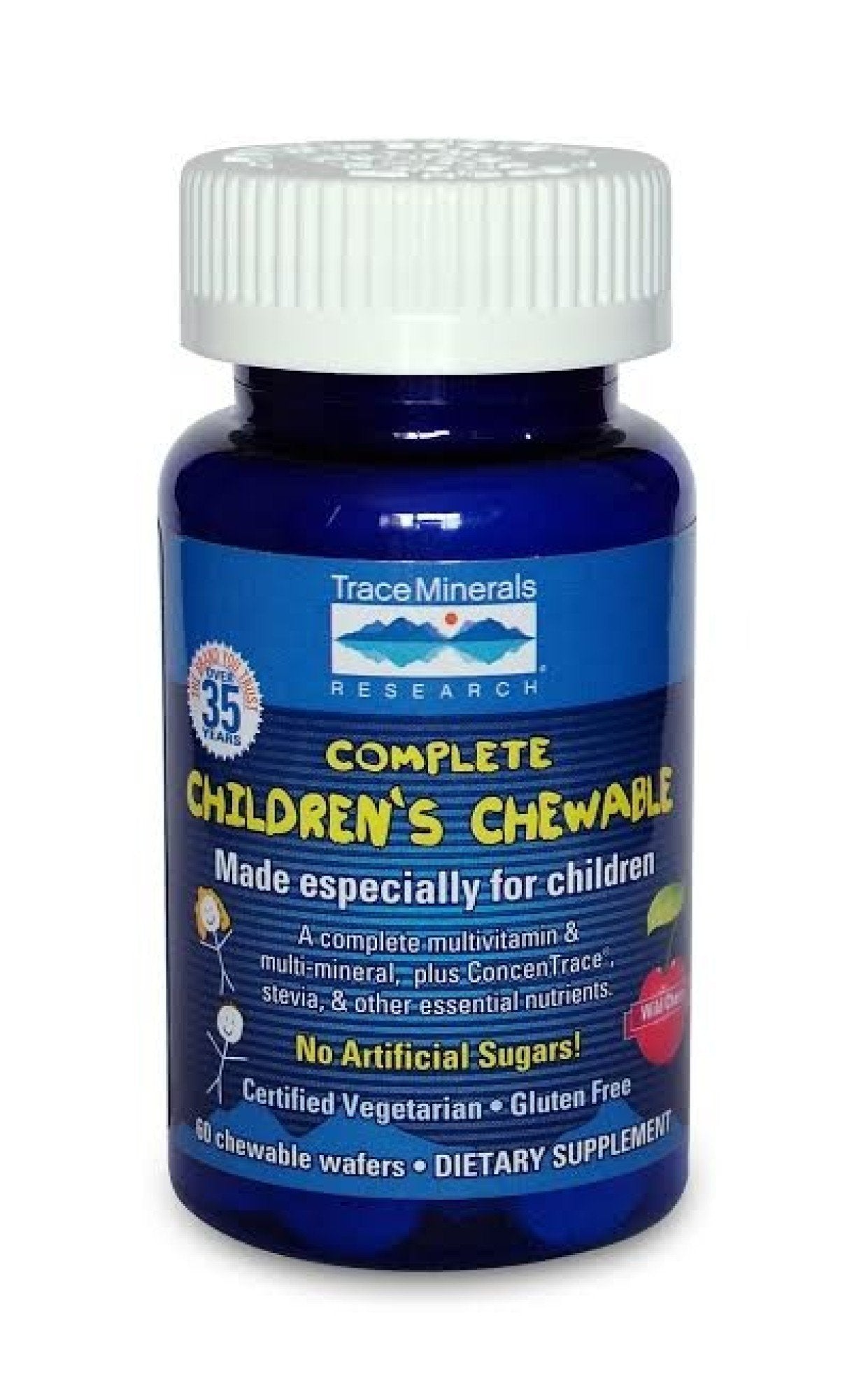 Trace Minerals Complete Childrens Chewable 60 Wafer