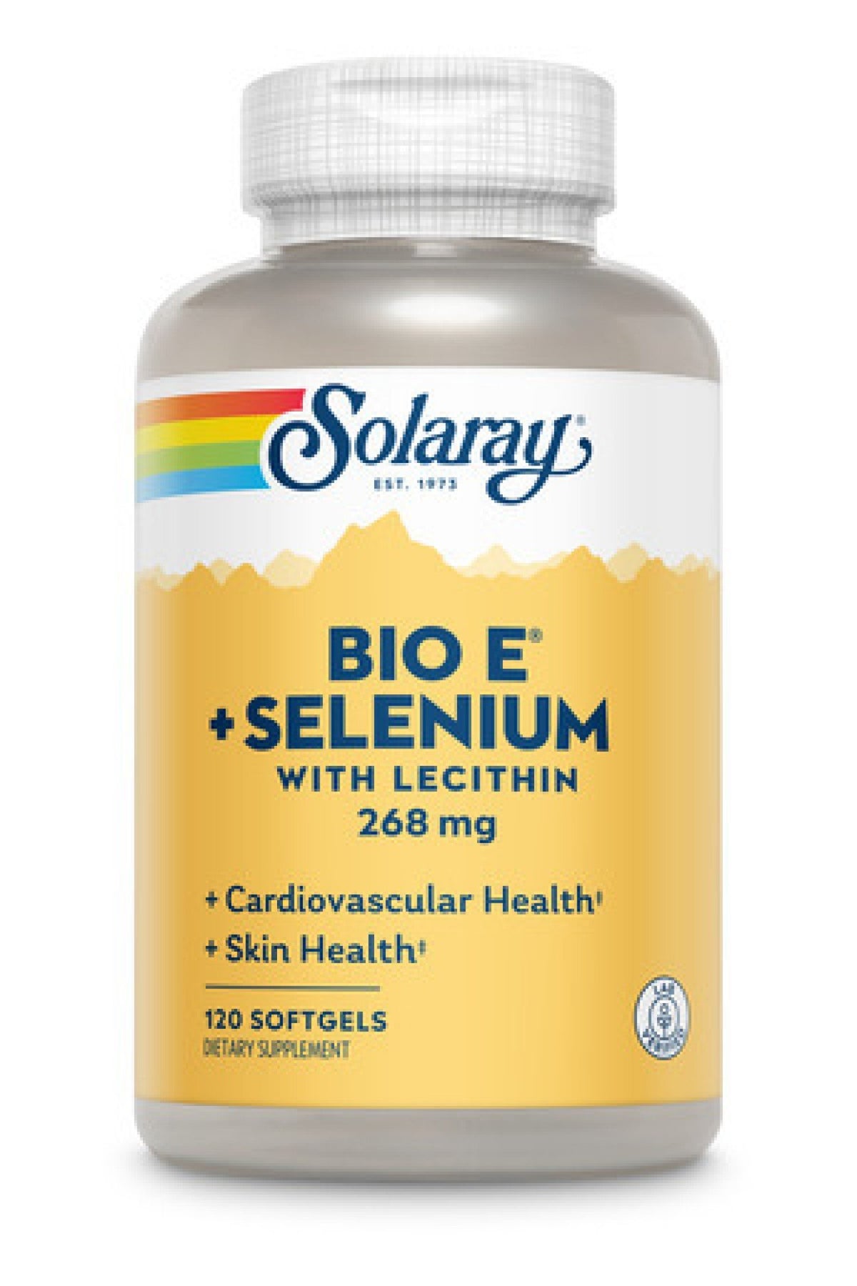 Solaray Bio E with Selenium 120 Softgel