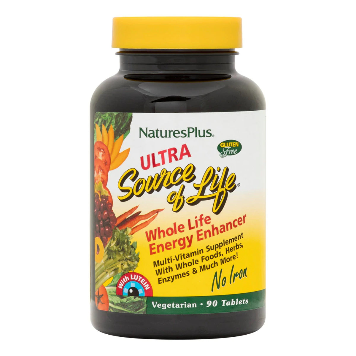 Nature&#39;s Plus Ultra Source Of Life With Lutein-No Iron 90 Tablet