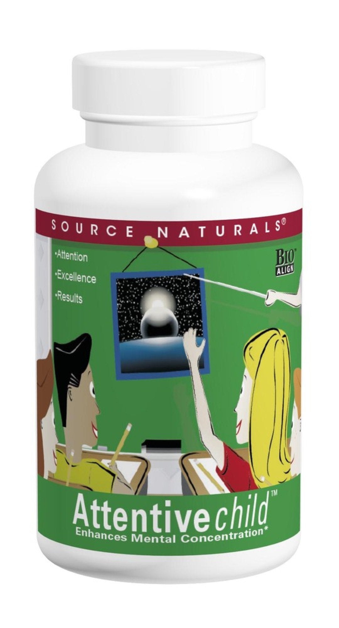 Source Naturals, Inc. Attentive Child 120 Tablet