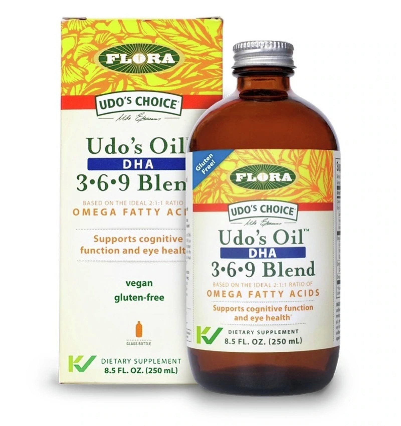 Flora Inc Udos Oil DHA 369 Blend 8.5 oz Liquid