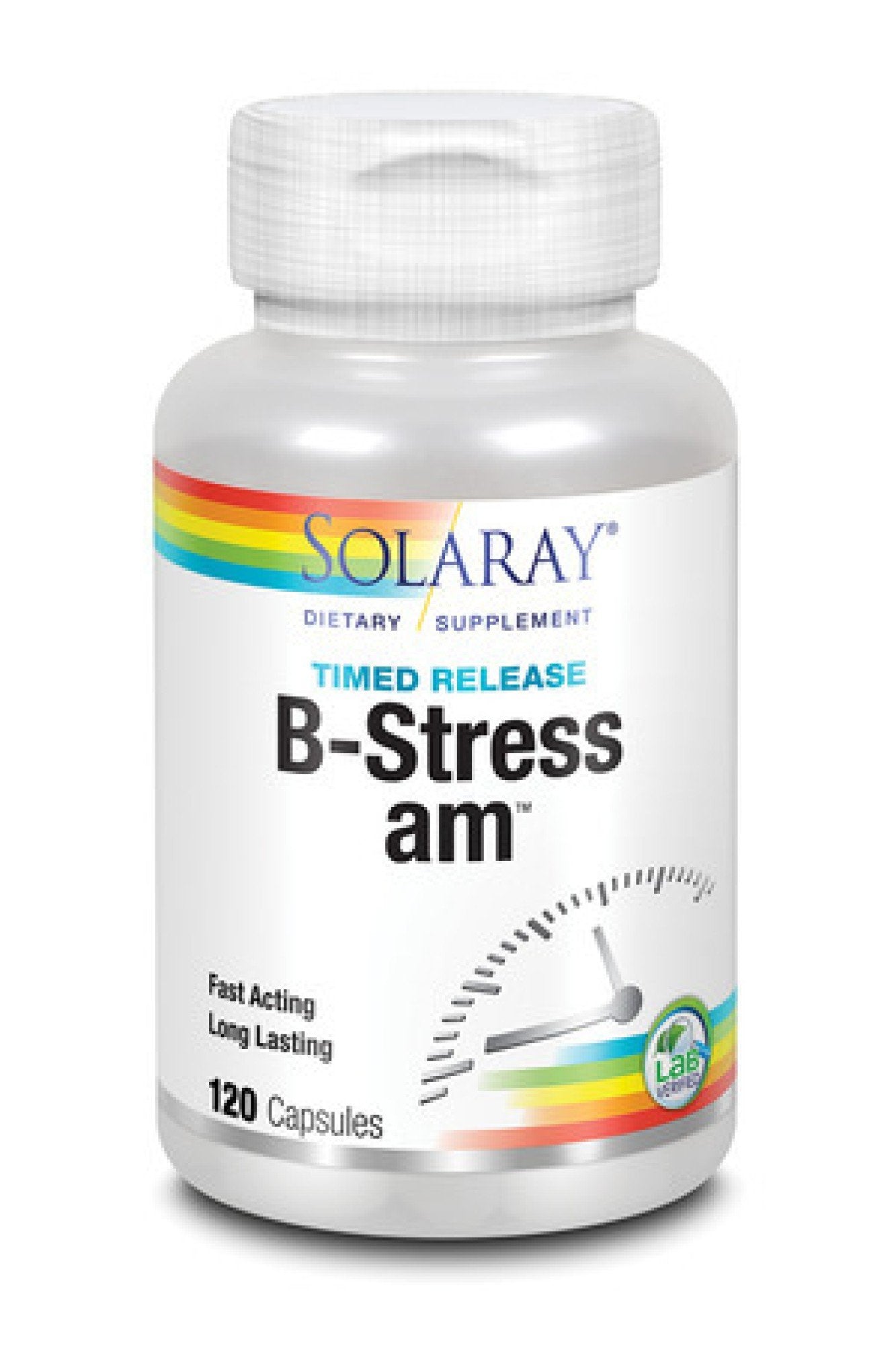 Solaray Two-Stage B-Stress A.M. 120 Capsule