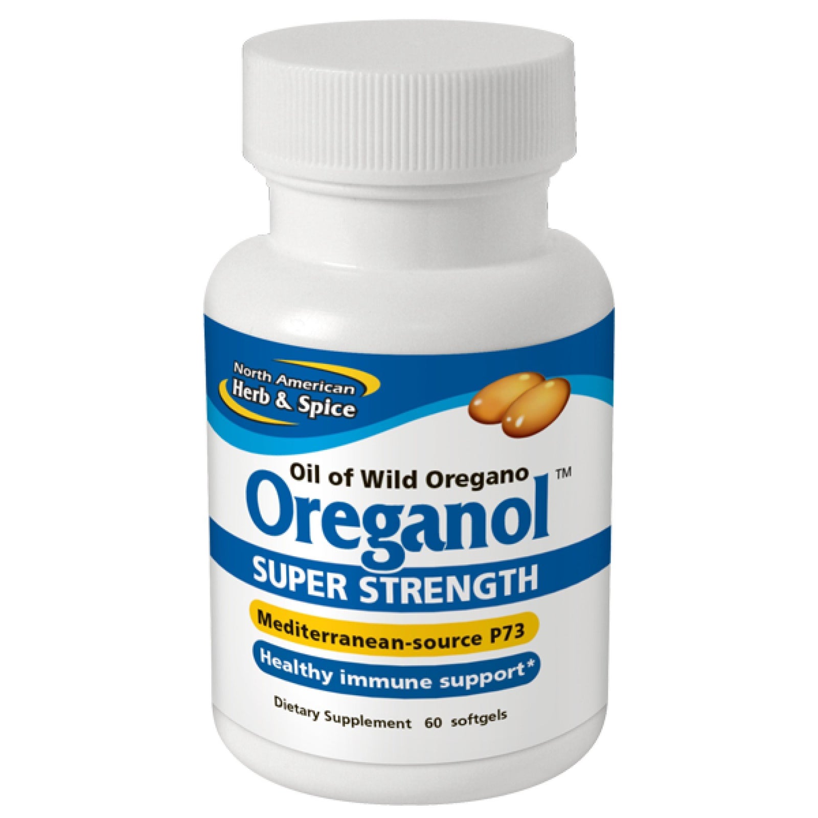 North American Herb & Spice Super Strength Oreganol P73 60 Capsule