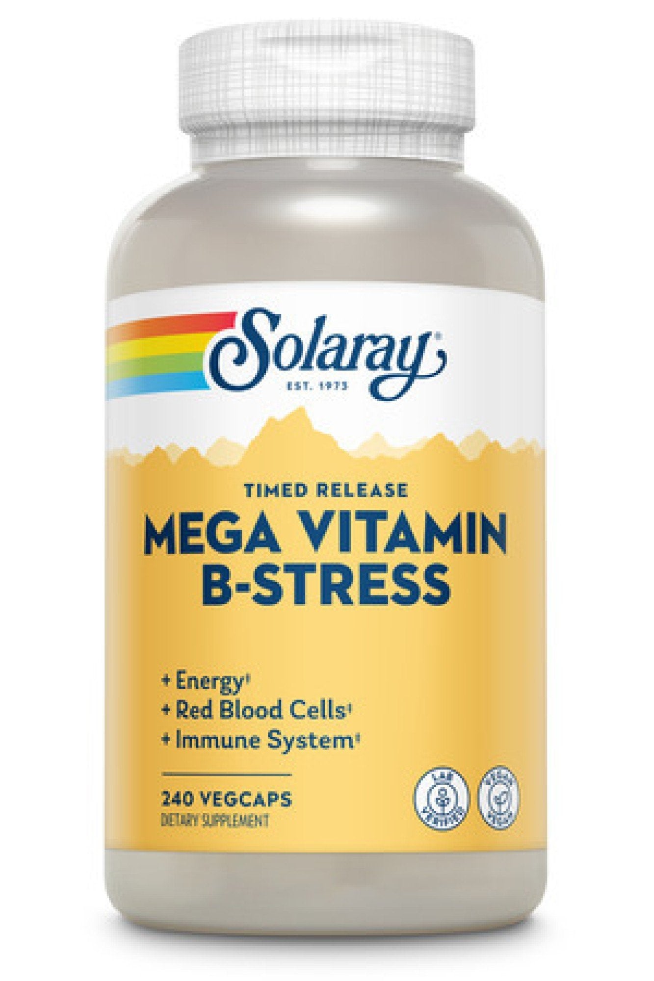 Solaray Timed Release Mega B-Stress 240 VegCaps