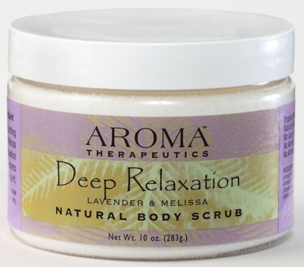 Abra Therapeutics Deep Relaxation Body Scrub-Lavender &amp; Melissa 10 oz Jar