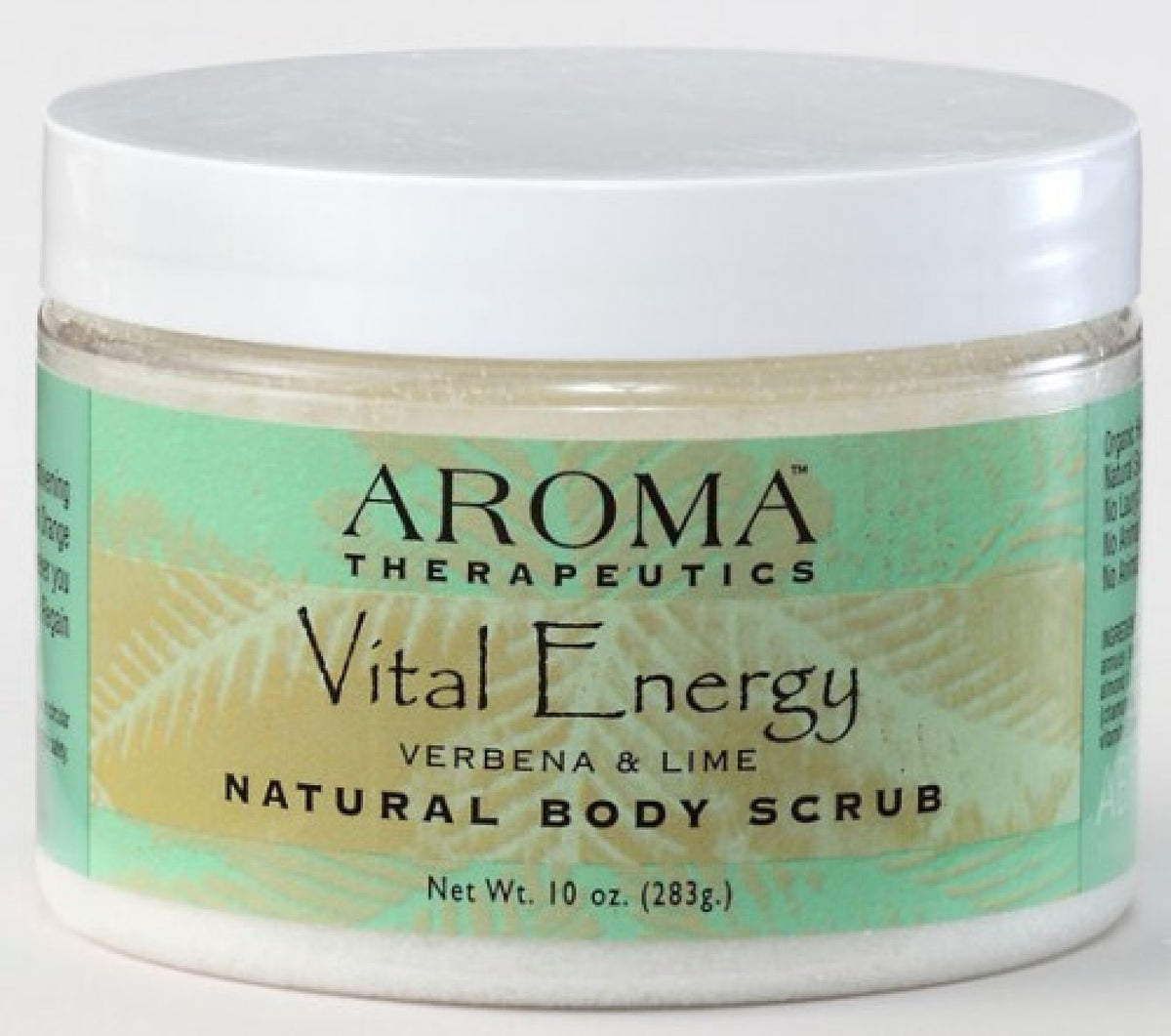 Abra Therapeutics Vital Energy Body Scrub-Verbena &amp; Lime 10 oz Jar