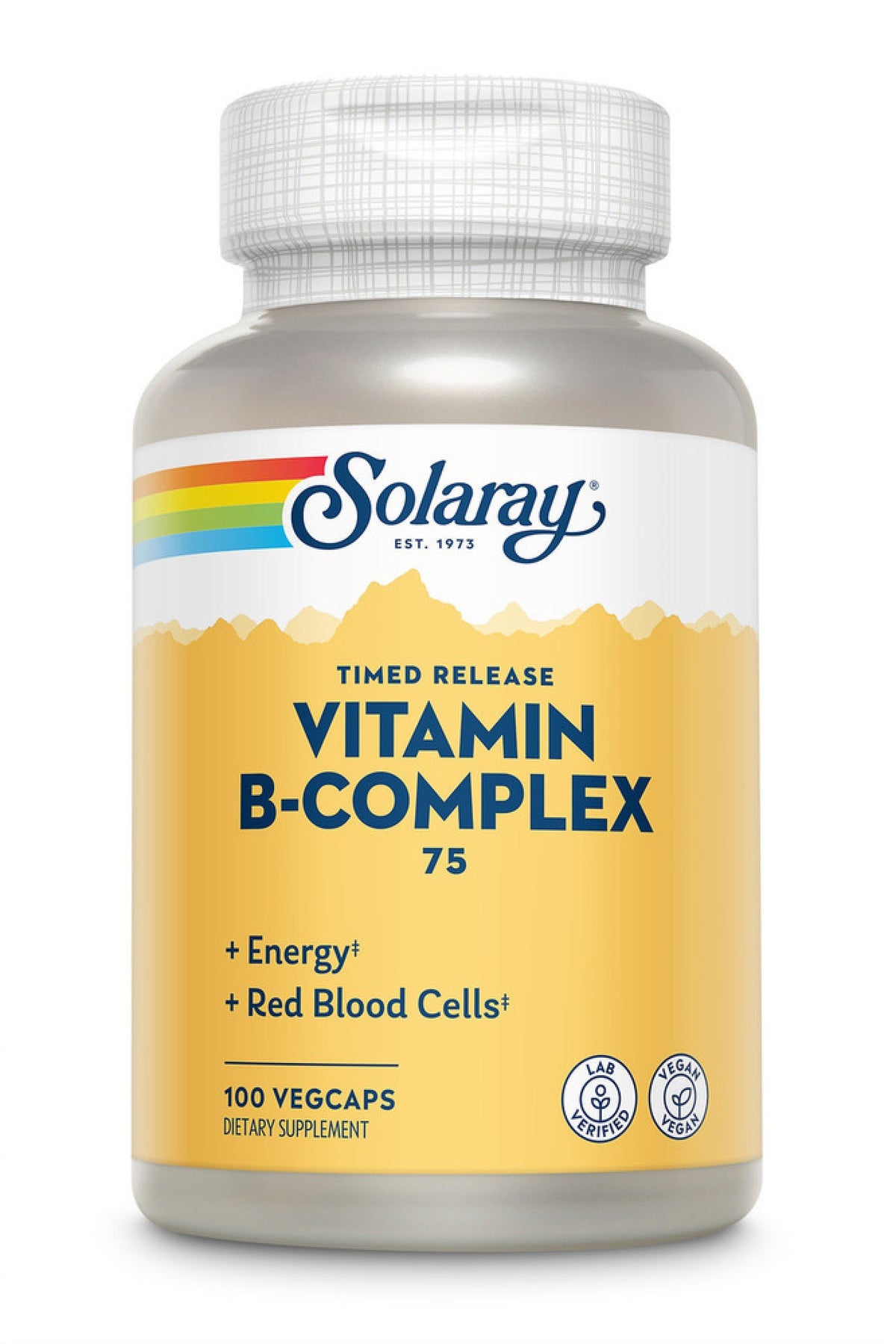 Solaray B-Complex 75 Time Release 100 Capsule