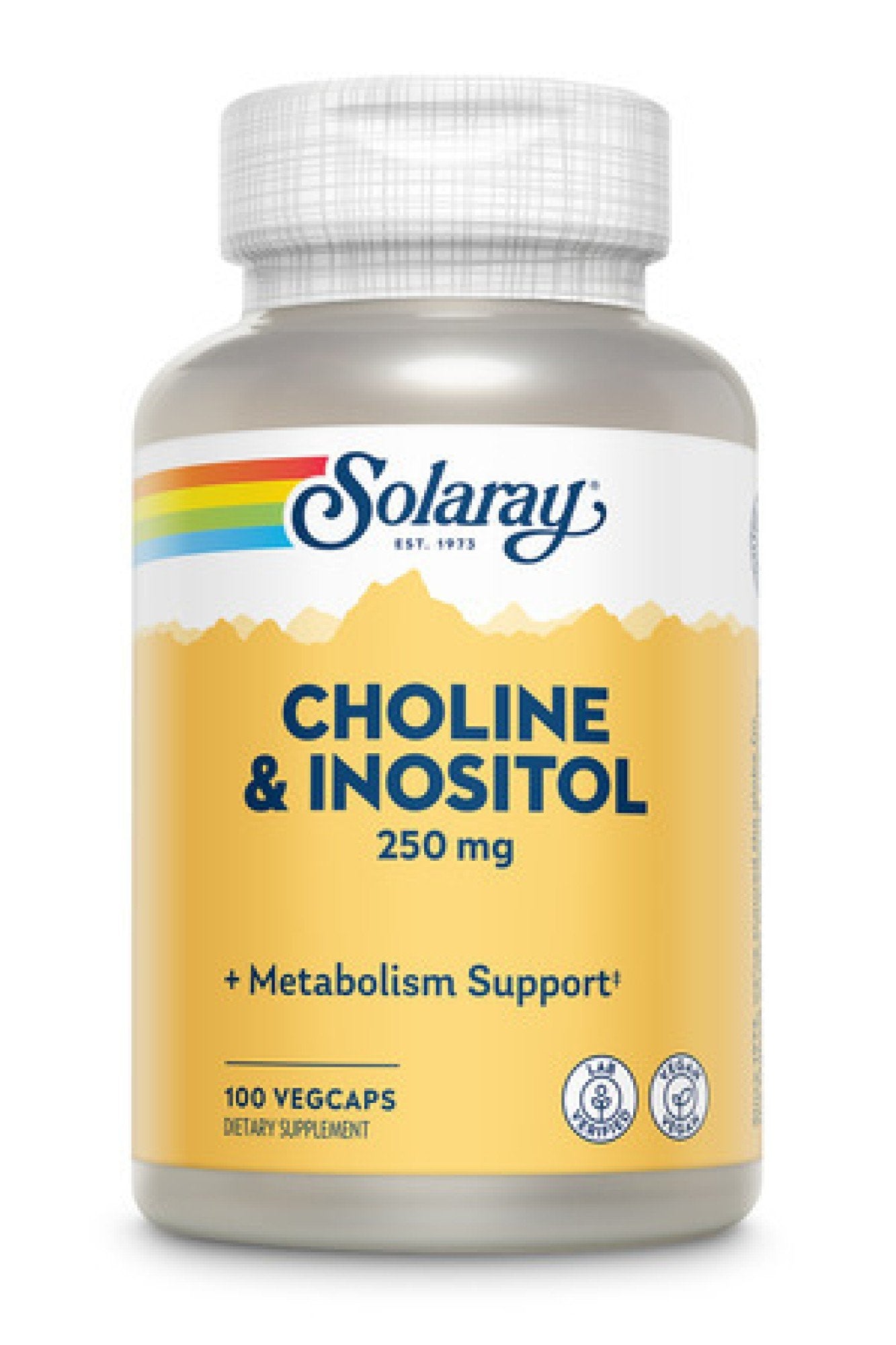 Solaray Choline & Inositol 100 VegCaps