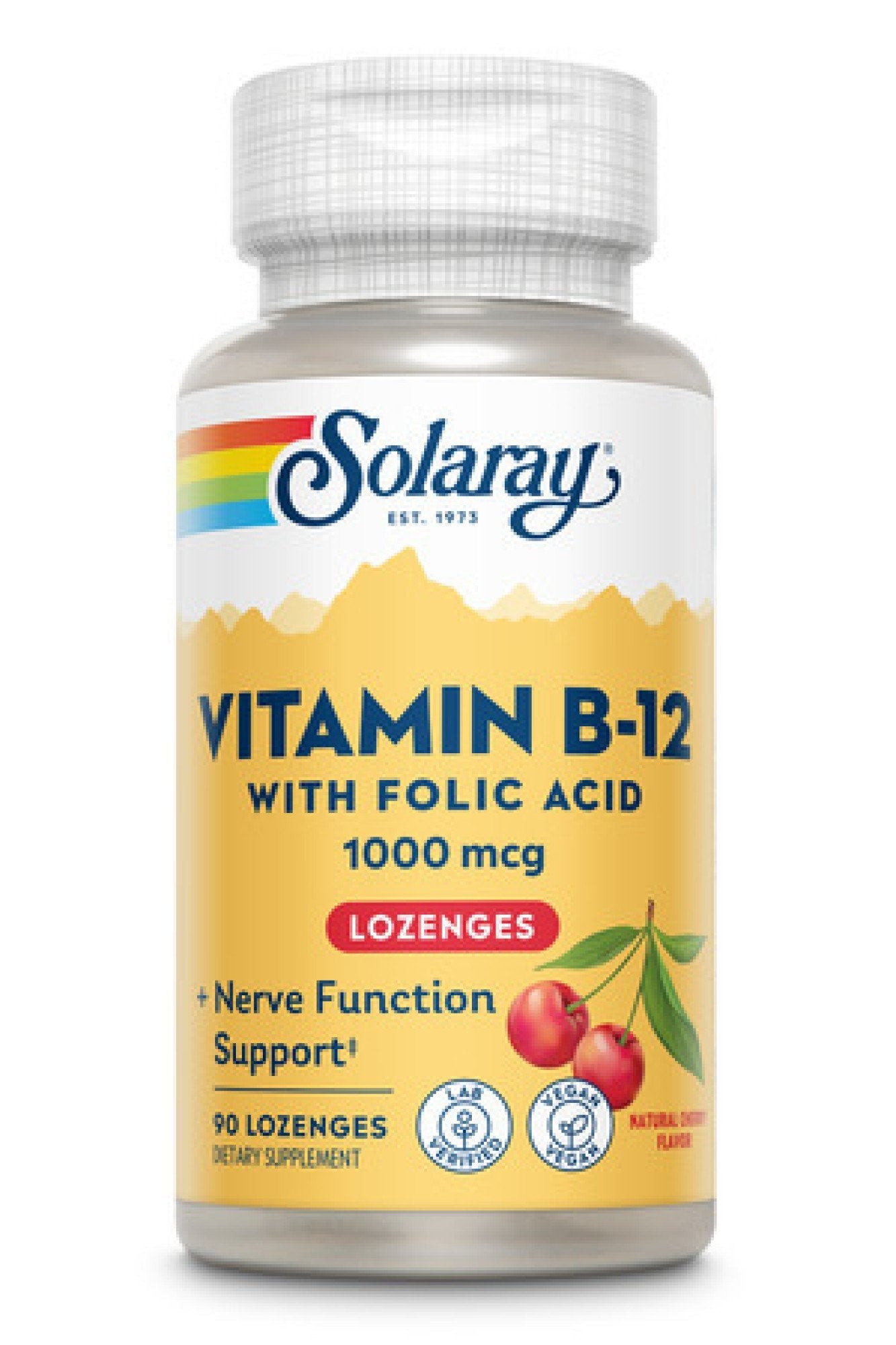 Solaray Vitamin B-12 1000mcg 90 Lozenge