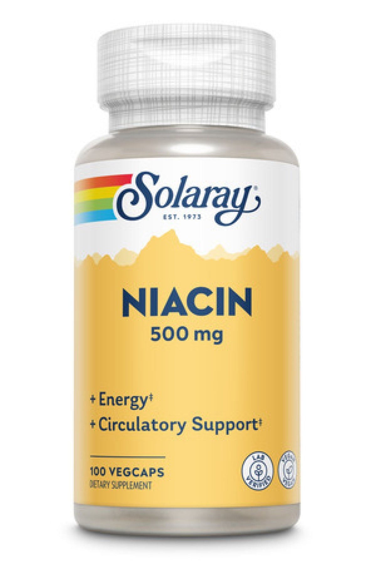 Solaray Niacin 500mg 100 VegCaps