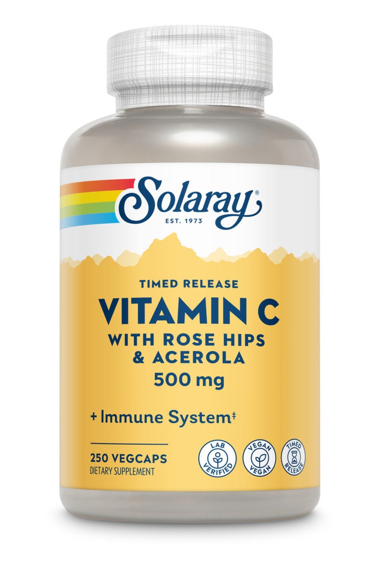 Solaray Timed Release Vitamin C 500mg 250 Capsule