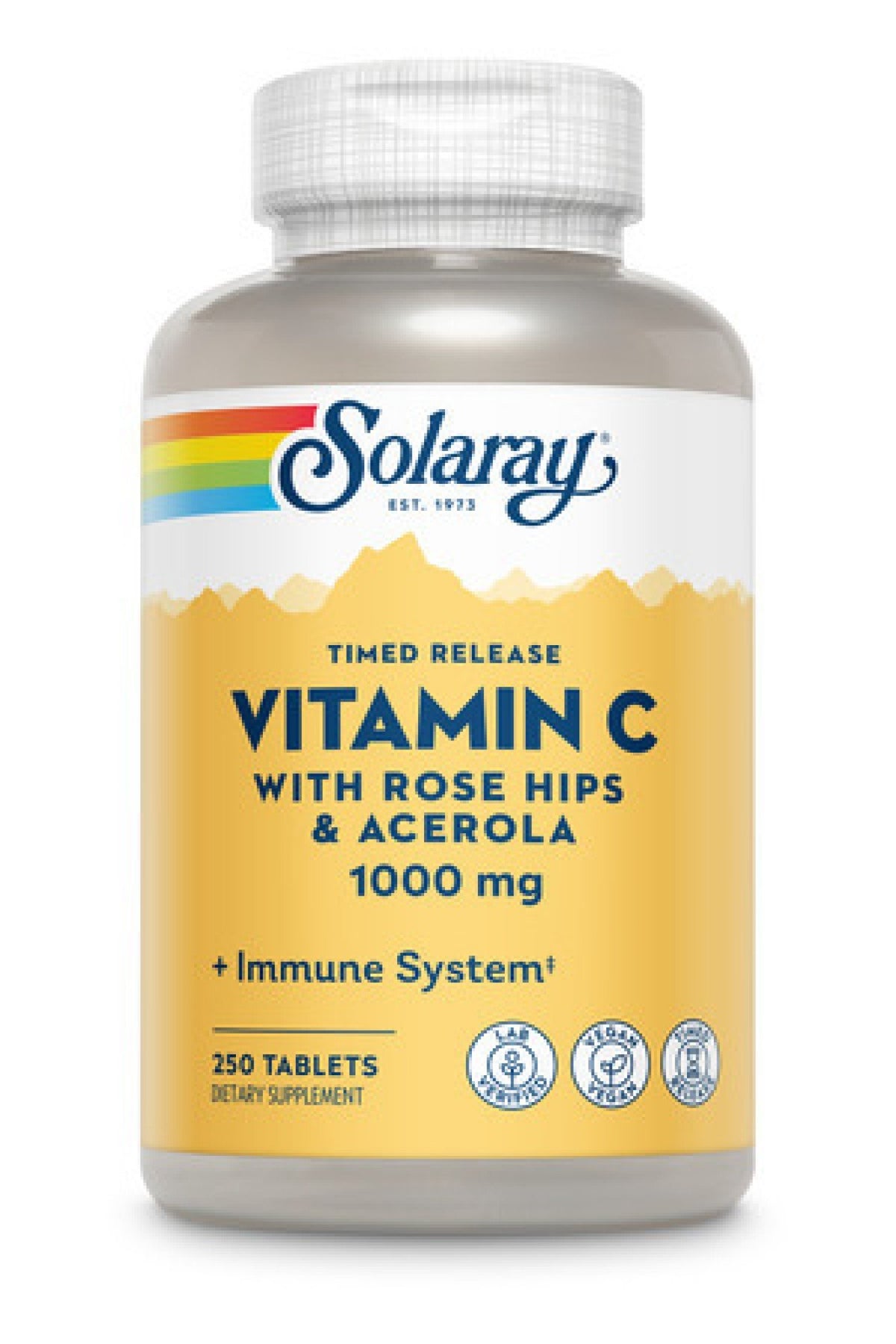 Solaray Vitamin C 1000mg Two Stage Time Release 250 Tablet