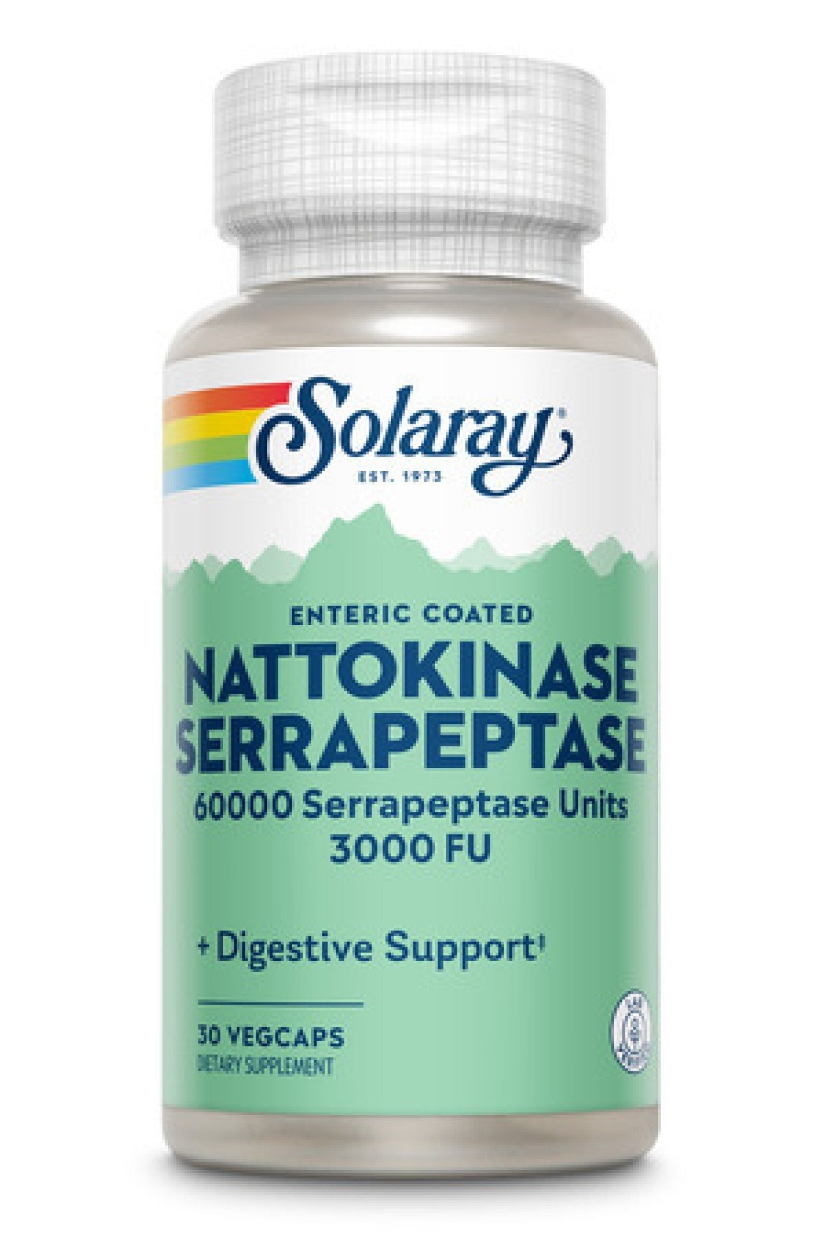 Solaray Nattokinase &amp; Serrapeptase 30 VegCap