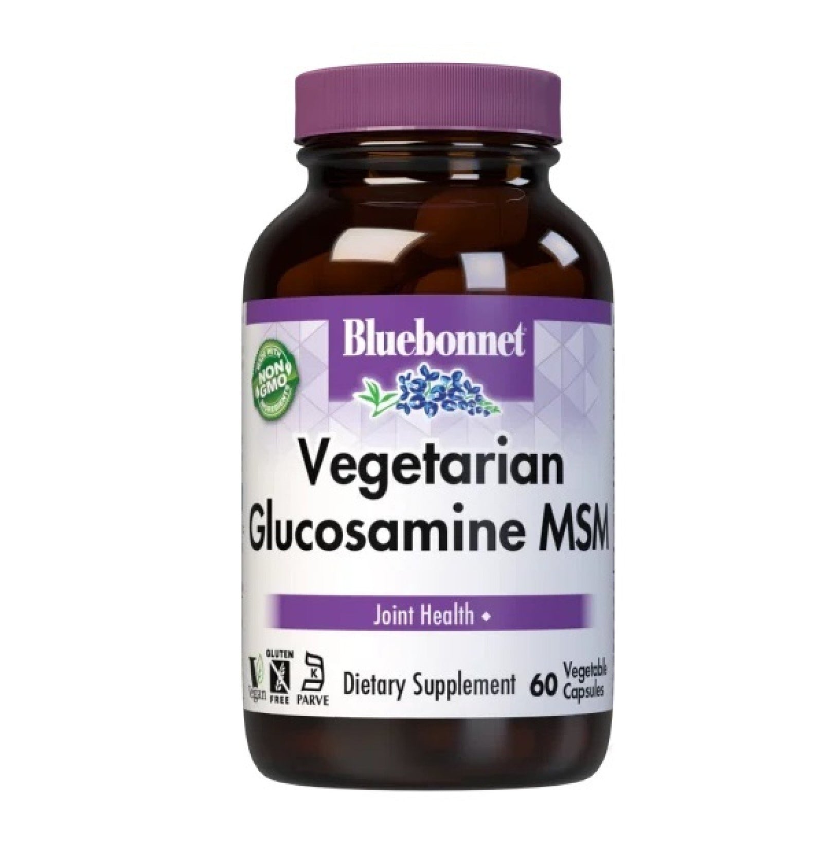 Bluebonnet Vegetarian Glucosamine MSM (Shellfish-Free) 60 VegCap