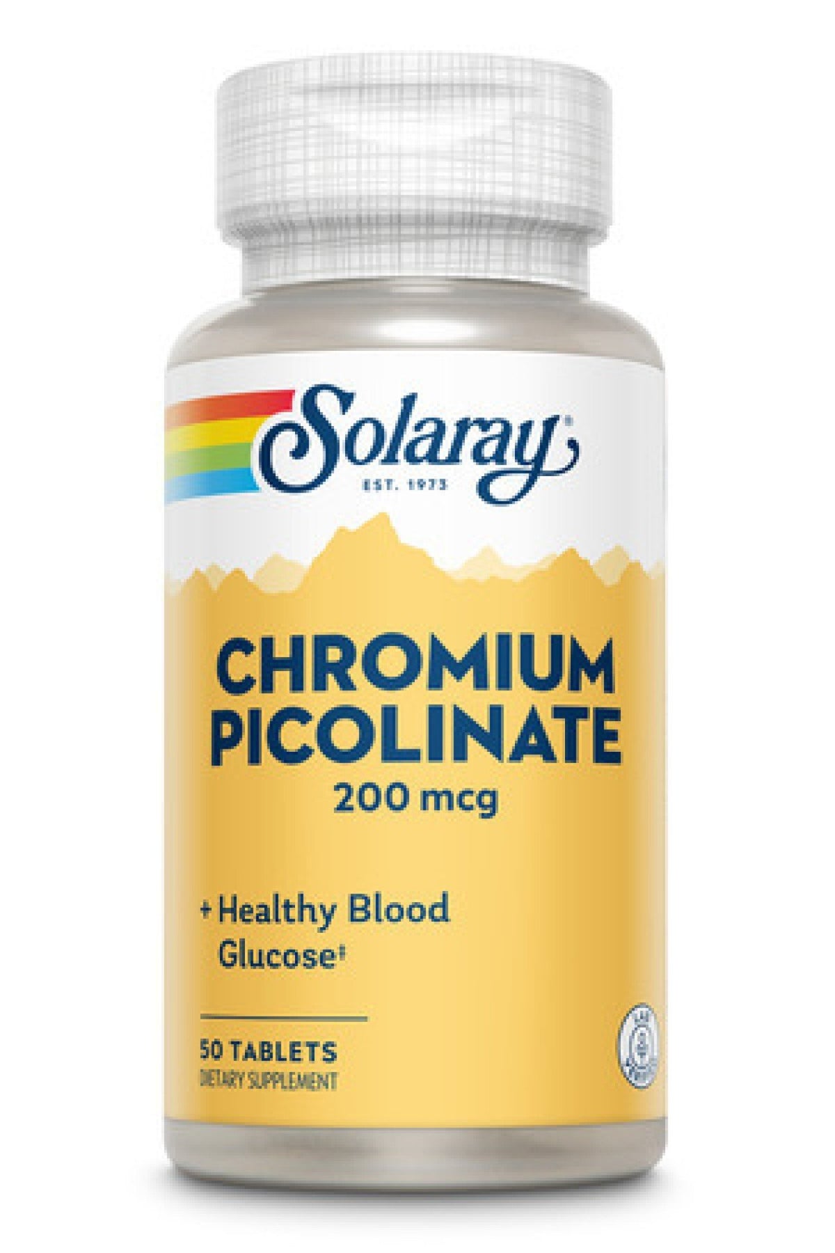 Solaray Chromium Picolinate 200mcg 50 Tablet