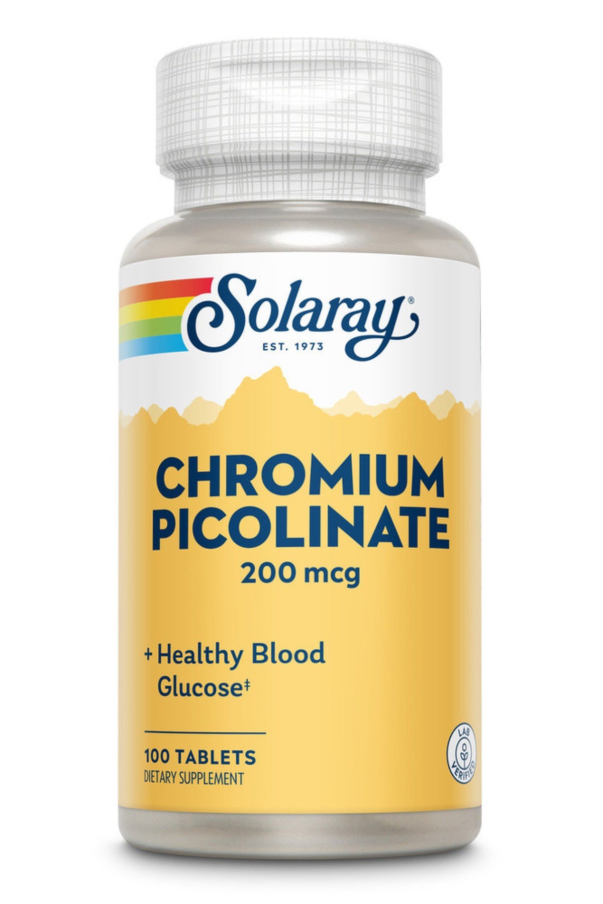 Solaray Chromium Picolinate 200mcg 100 Tablet