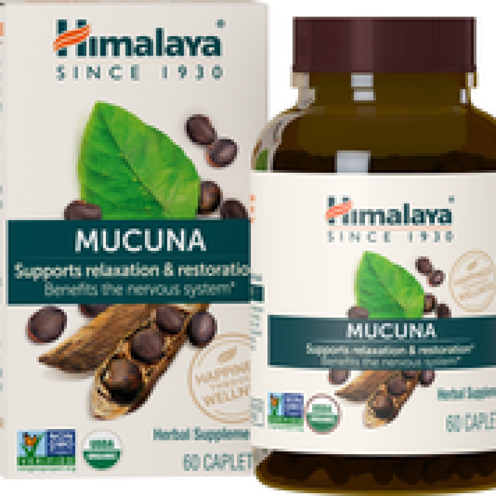 Himalaya Herbals Mucuna - Nervine Tonic (Additive Free) 60 Caplet