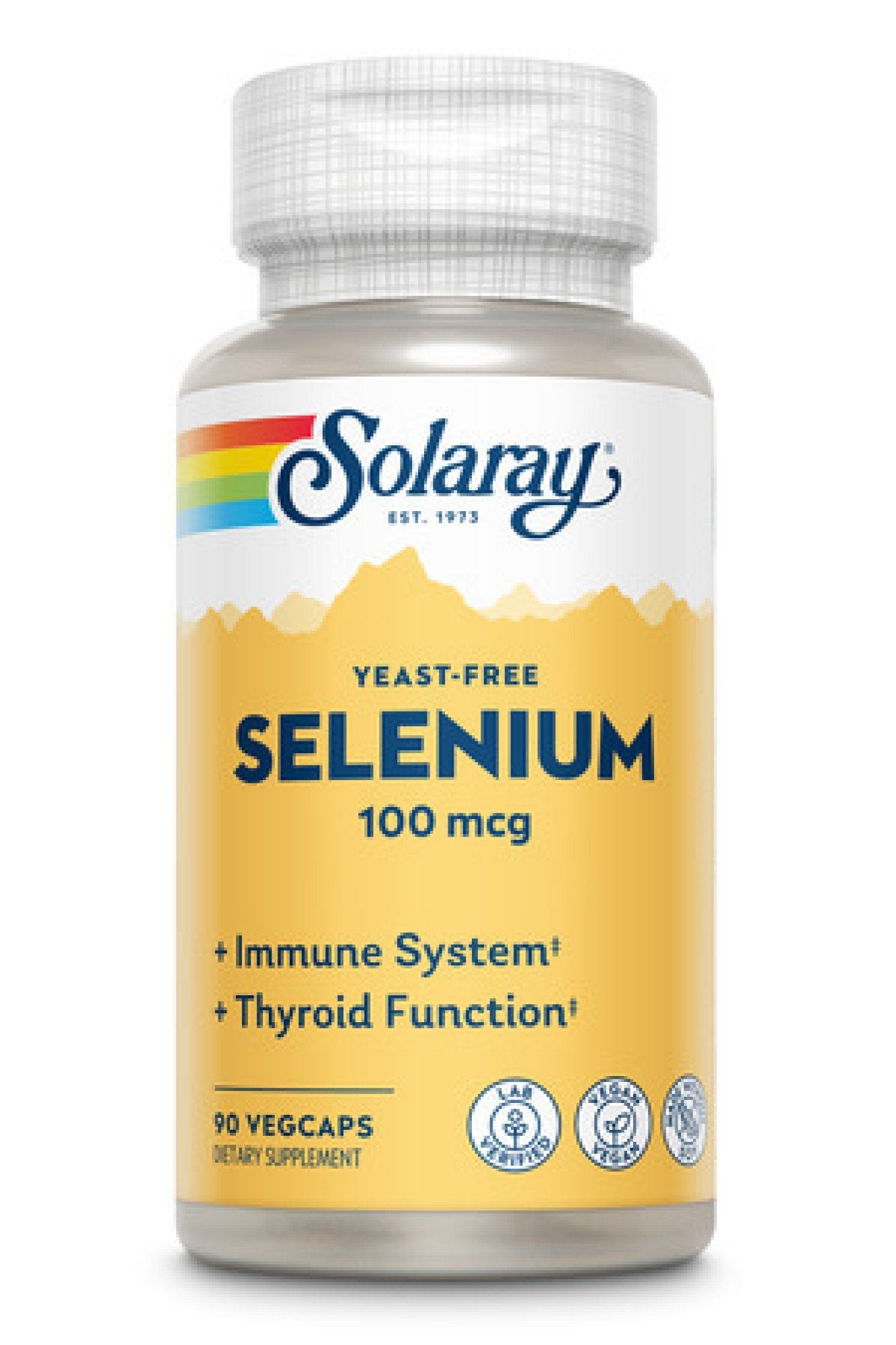 Solaray Selenium Yeast-Free 100mcg 90 Capsule