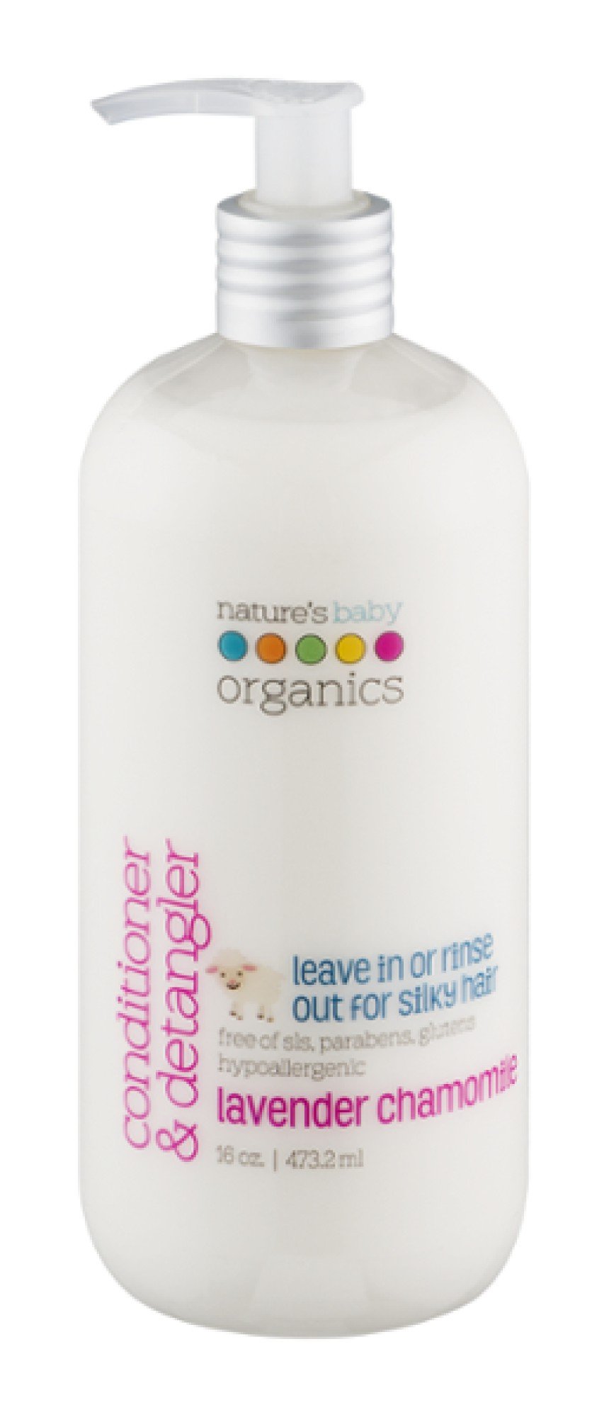 Natures Baby Organics Conditioner &amp; Detangler - Lavender/Chamomile 8 oz Liquid