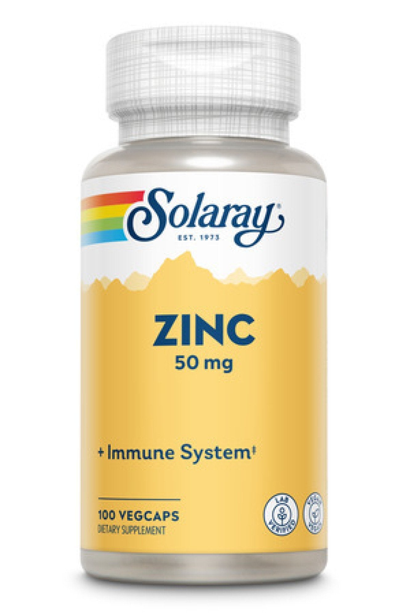 Solaray Zinc 50mg 100 Veg Cap