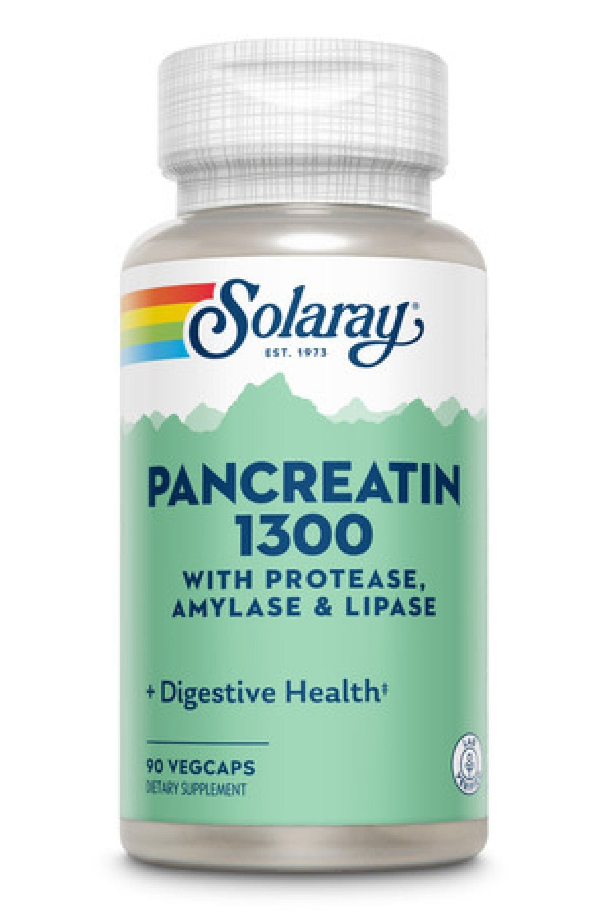 Solaray Pancreatin 1300 90 Capsule