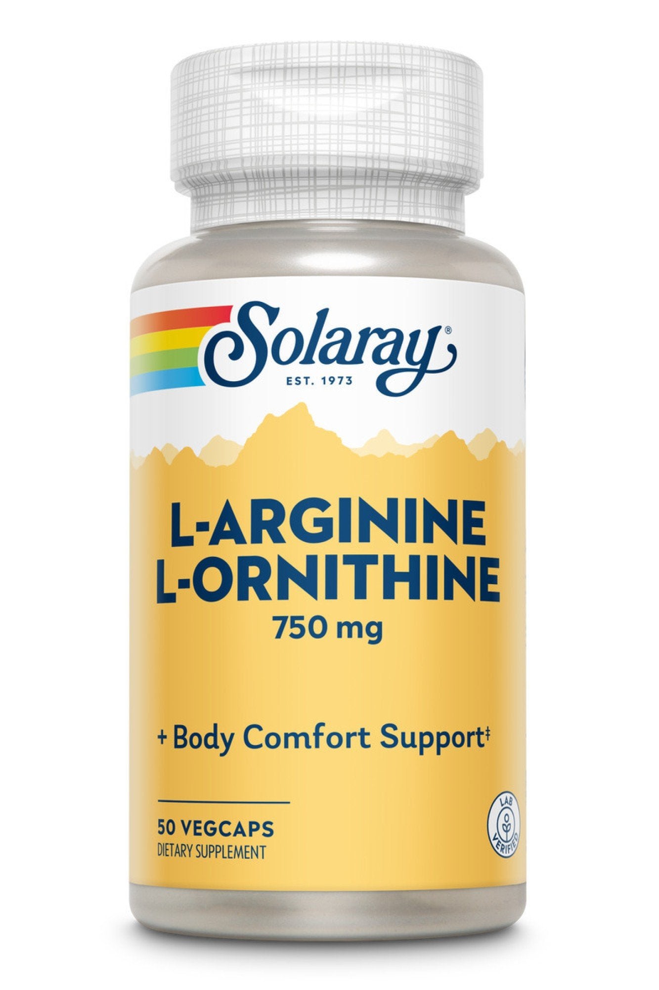 Solaray Free-Form L-Arginine and L-Ornithine 50 Capsule