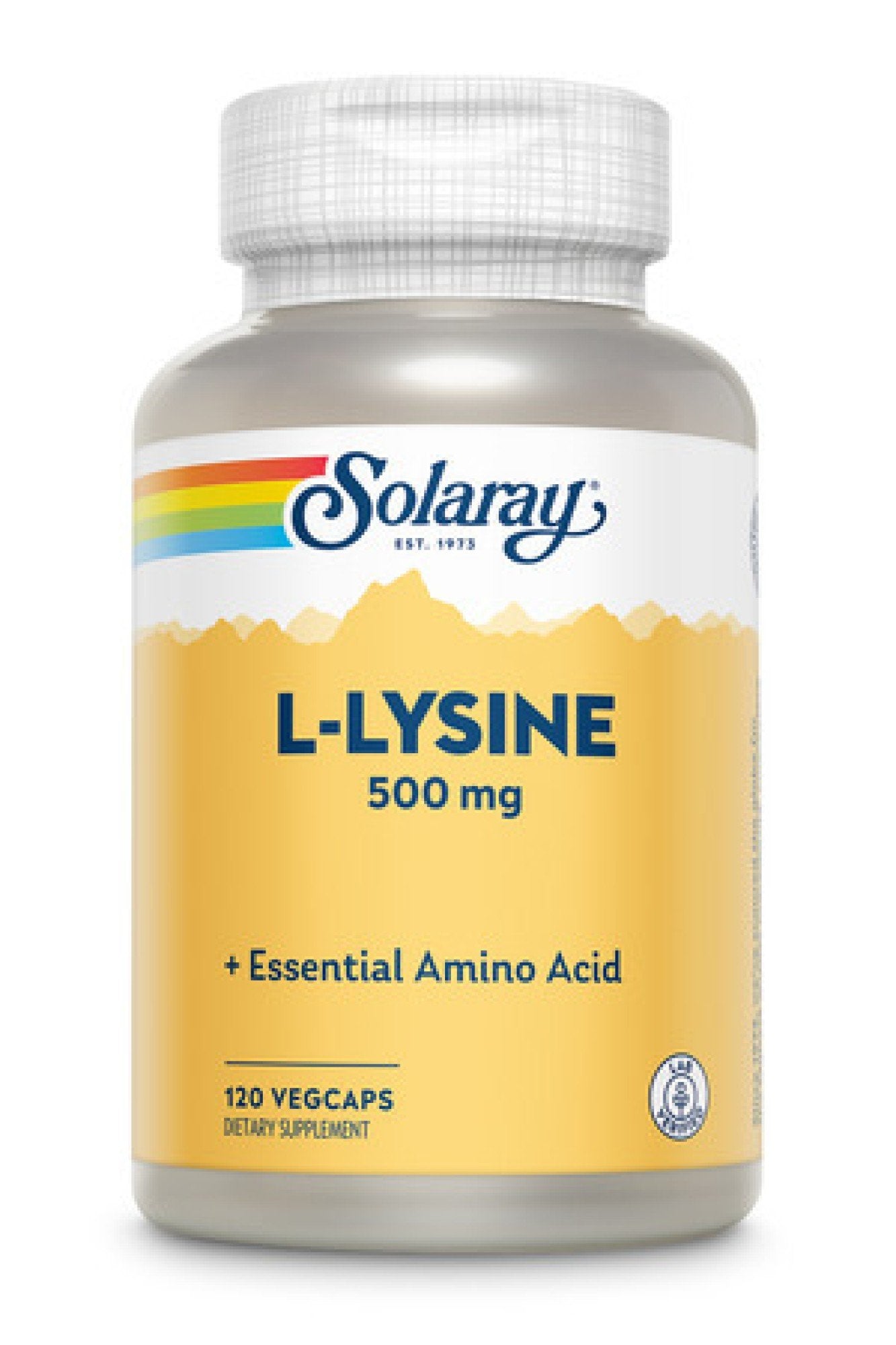 Solaray Free-Form L-Lysine 500mg 120 VegCaps