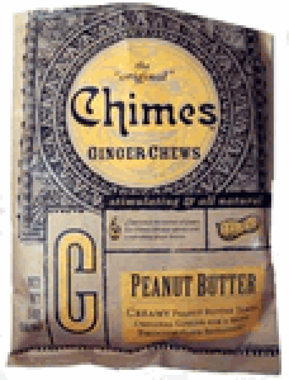 Chimes Ginger Chews Peanut Butter 5 oz Bag