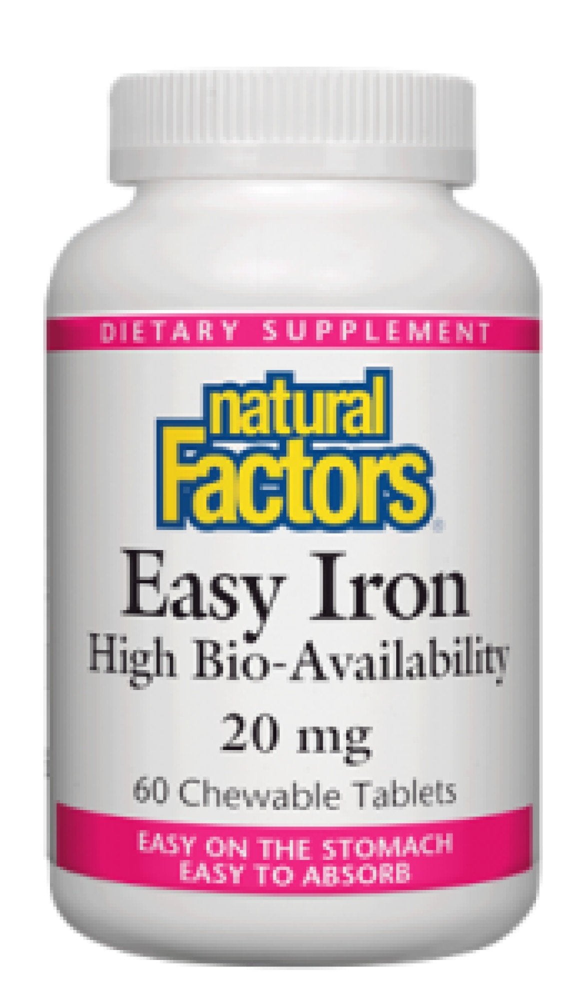 Natural Factors Easy Iron 60 Chewable